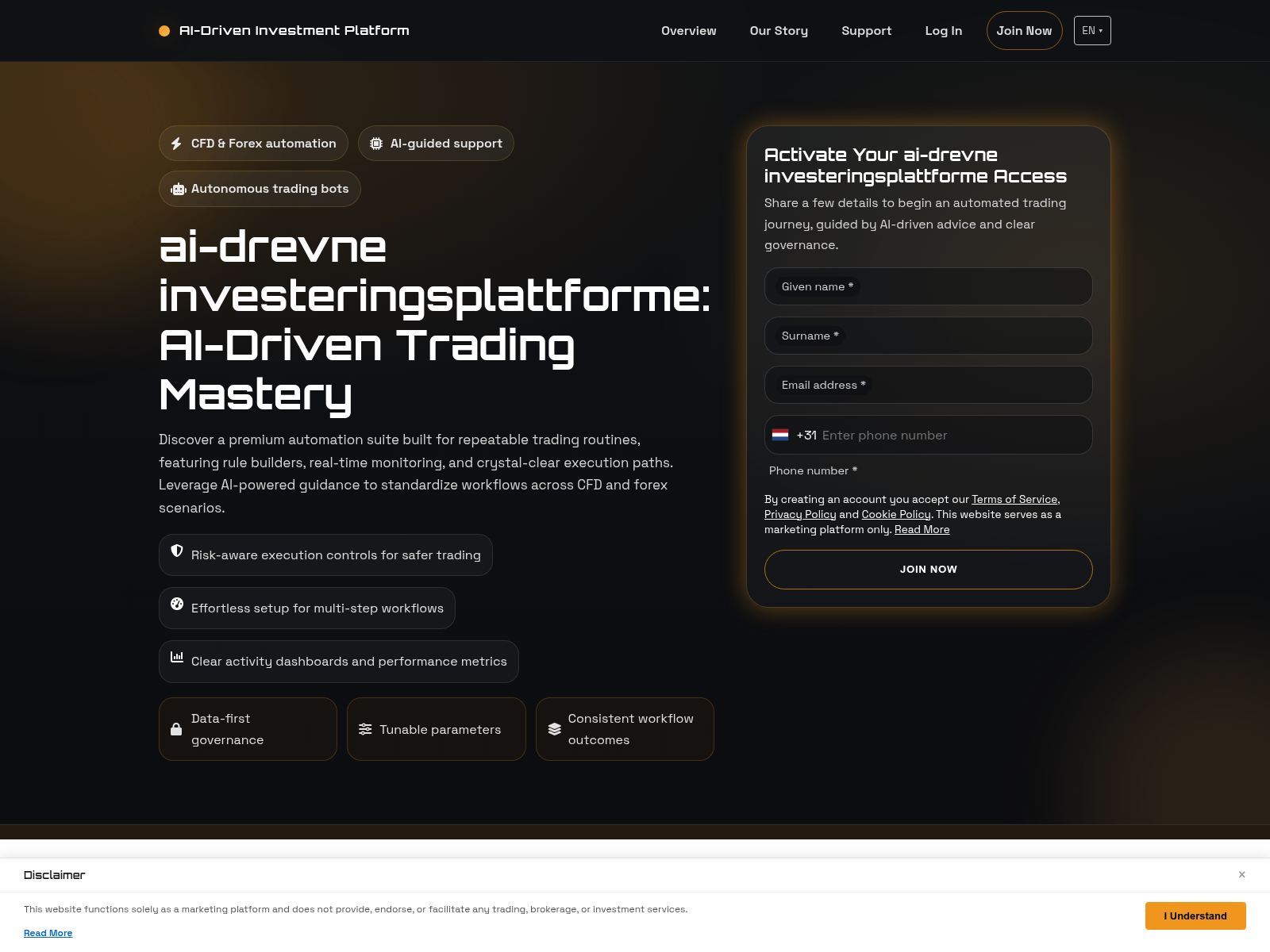 Screenshot of ai-drevneinvesteringsplatforme.pro