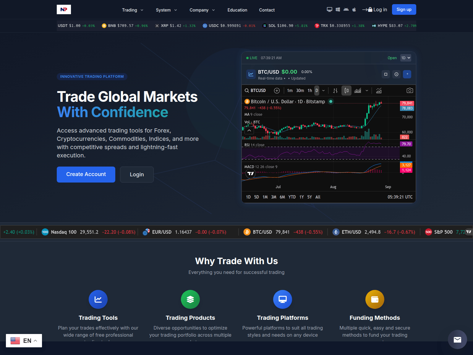 Screenshot of nexoraxpro.com