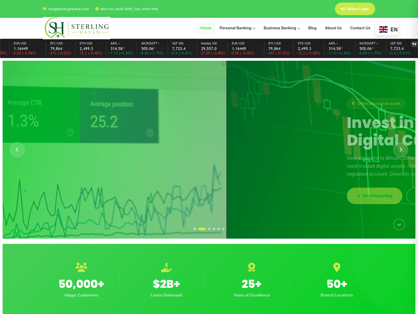 Screenshot of sterlinghavenb.com