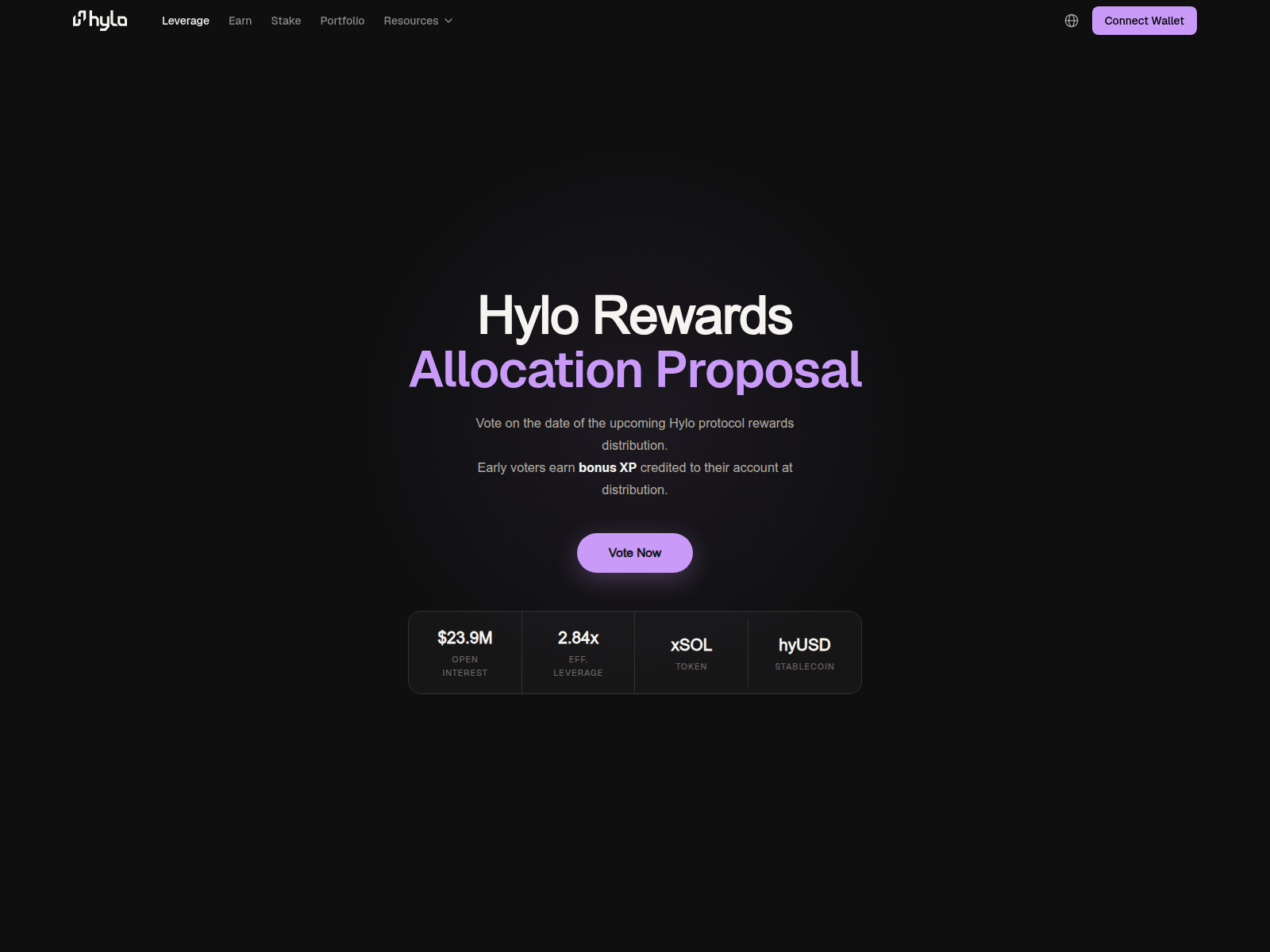 Screenshot of hylo-foundation.xyz