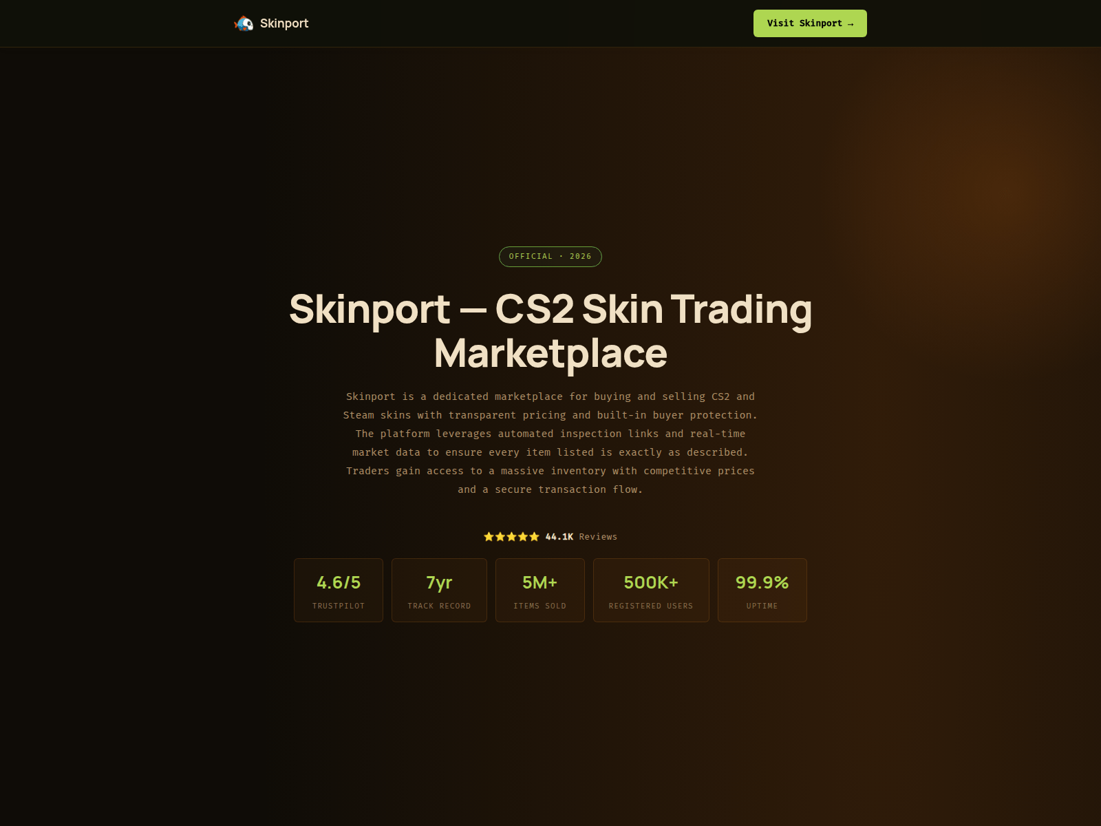 Screenshot of me-skinport.at
