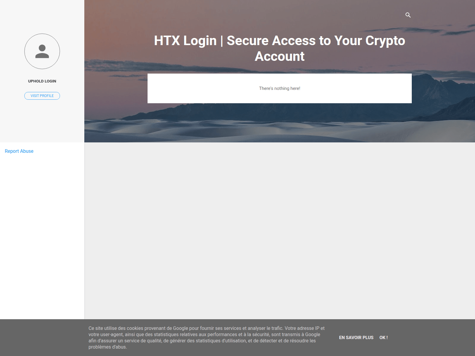 Screenshot of htx-exchange.blogspot.com