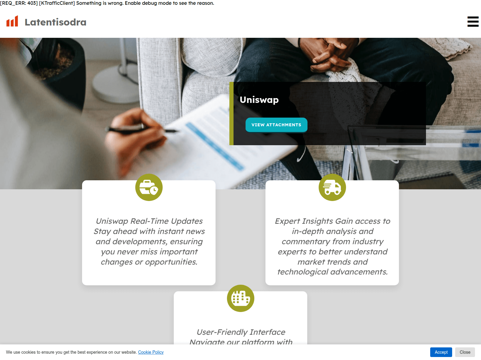 Screenshot of theunls-ap.at
