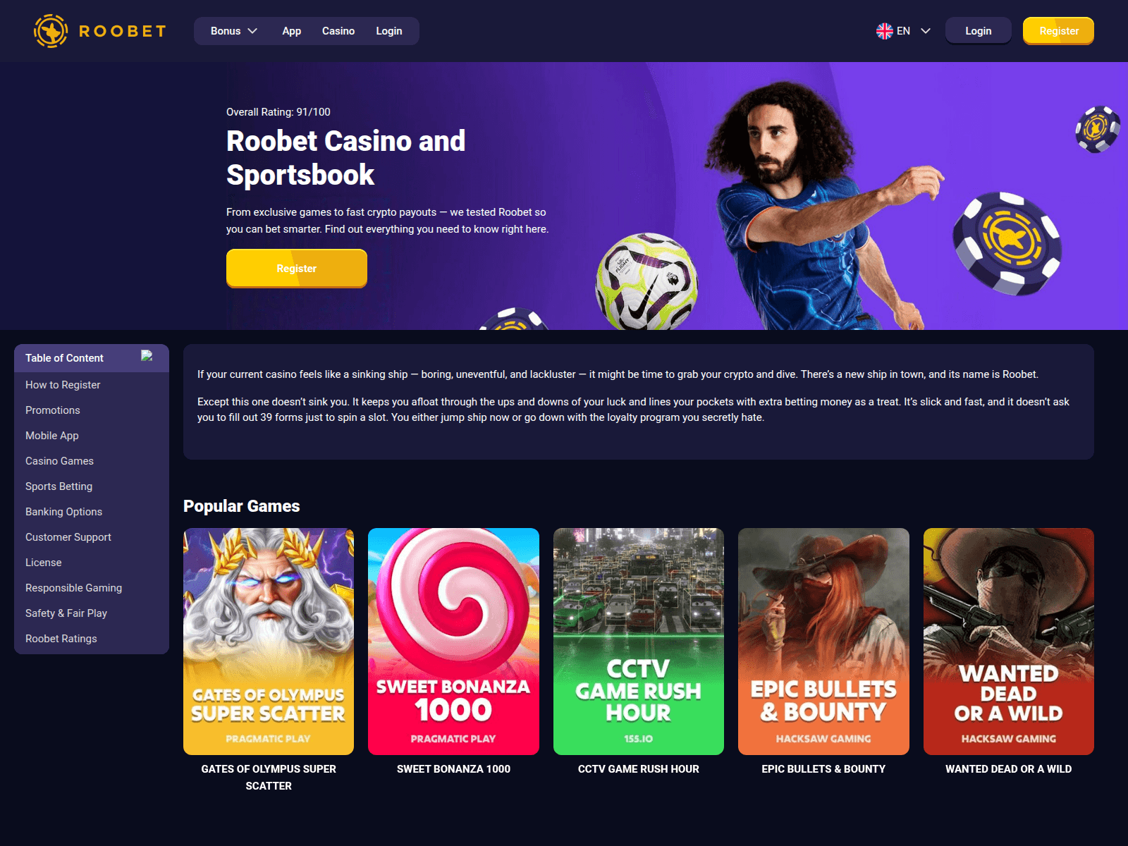 Screenshot of roobet.fyi