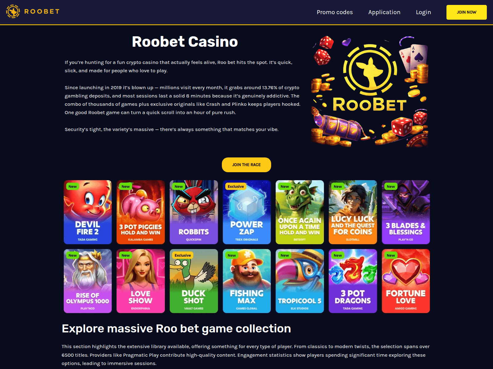 Screenshot of roobet-play.com