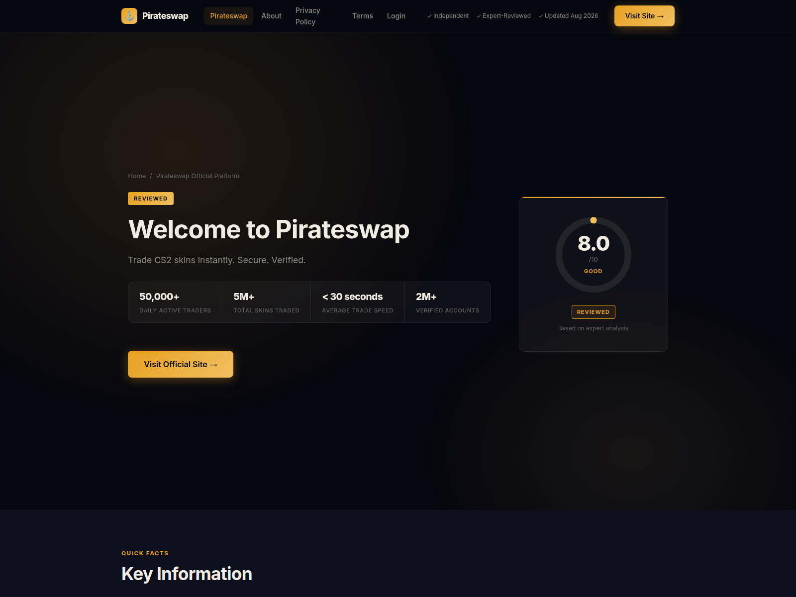 Screenshot of v1-pirateswap.com