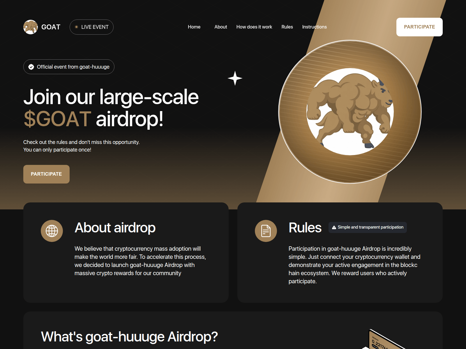 Screenshot of goathuge.sollab.cc