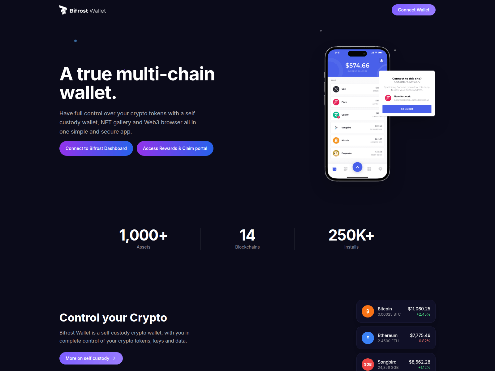 Screenshot of bifrostsnetwork.app