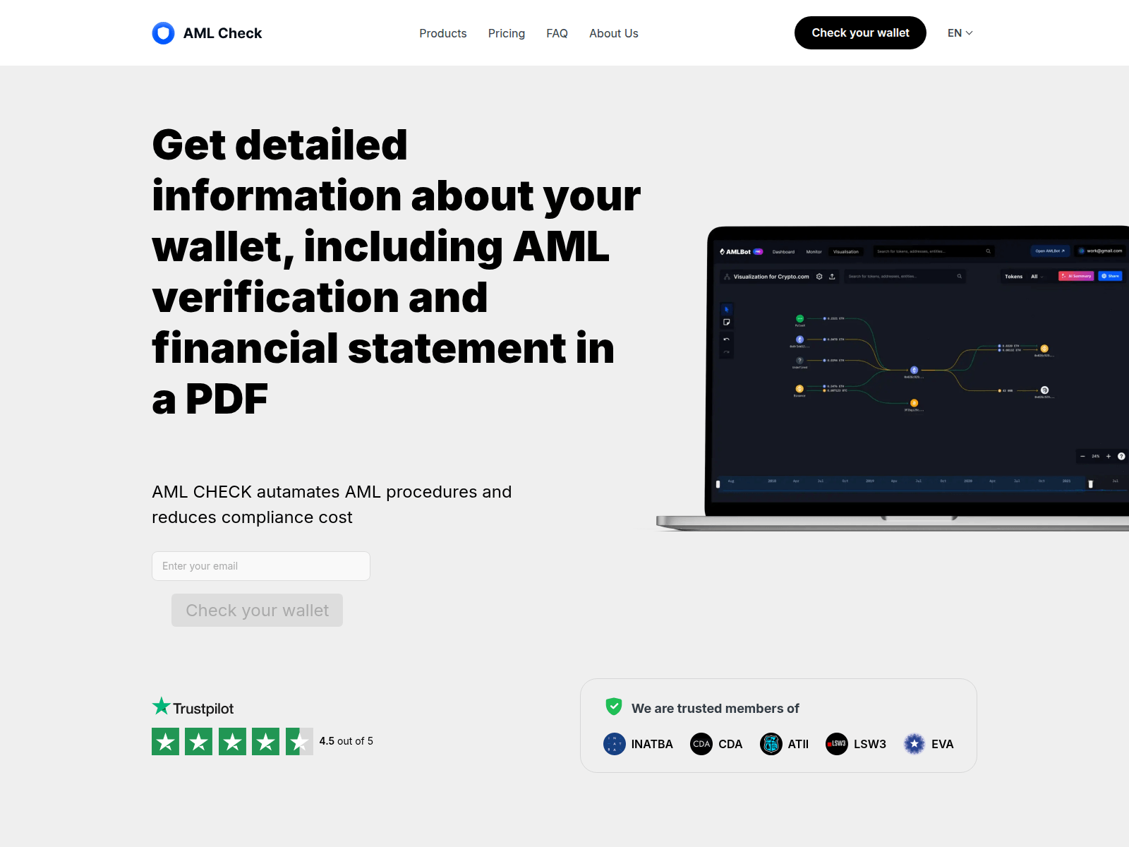 Screenshot of tron-chk.cc