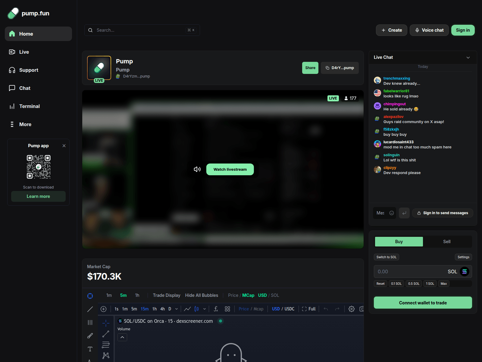 Screenshot of pump-lives.solpulse.cc