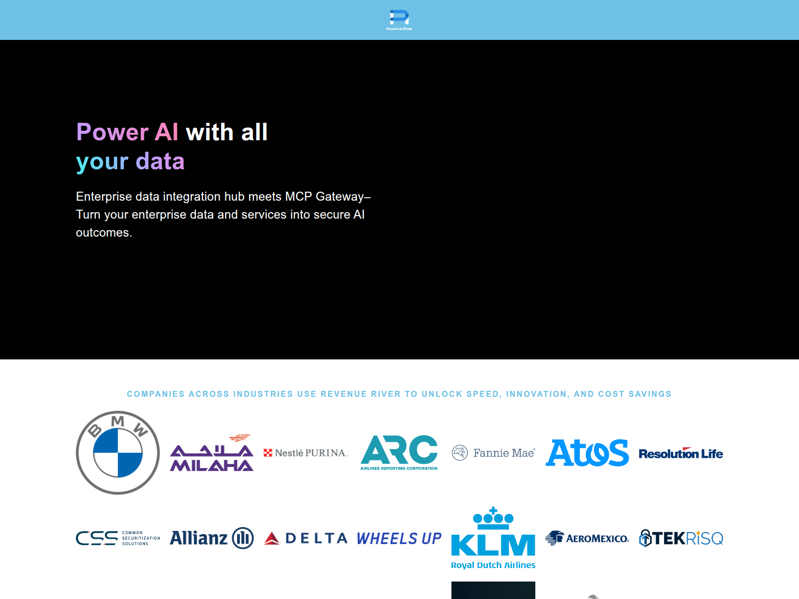 Screenshot of revenueriversve.com