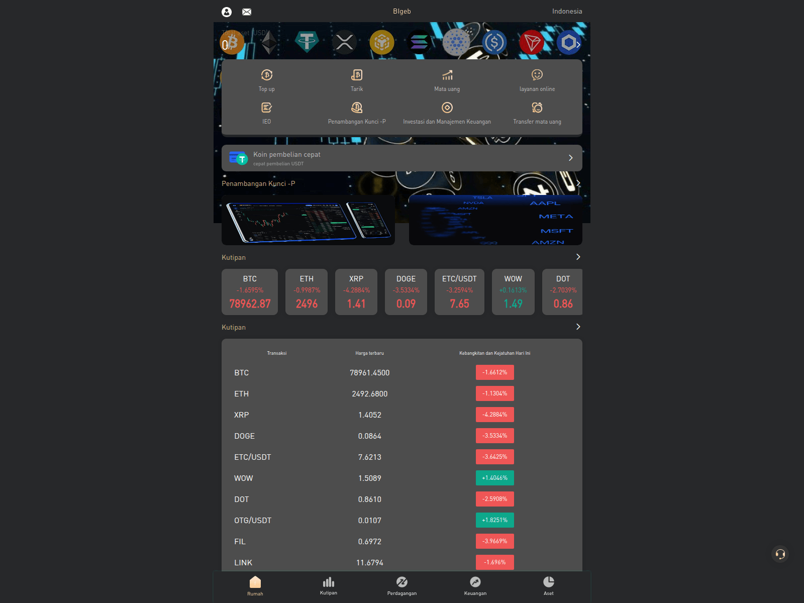 Screenshot of bigebindonesia.com