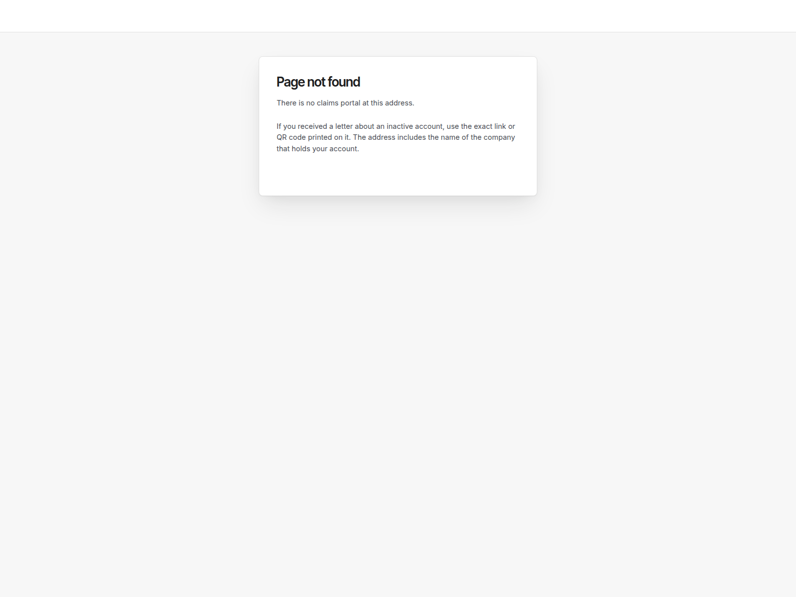 Screenshot of claims.eisen.co