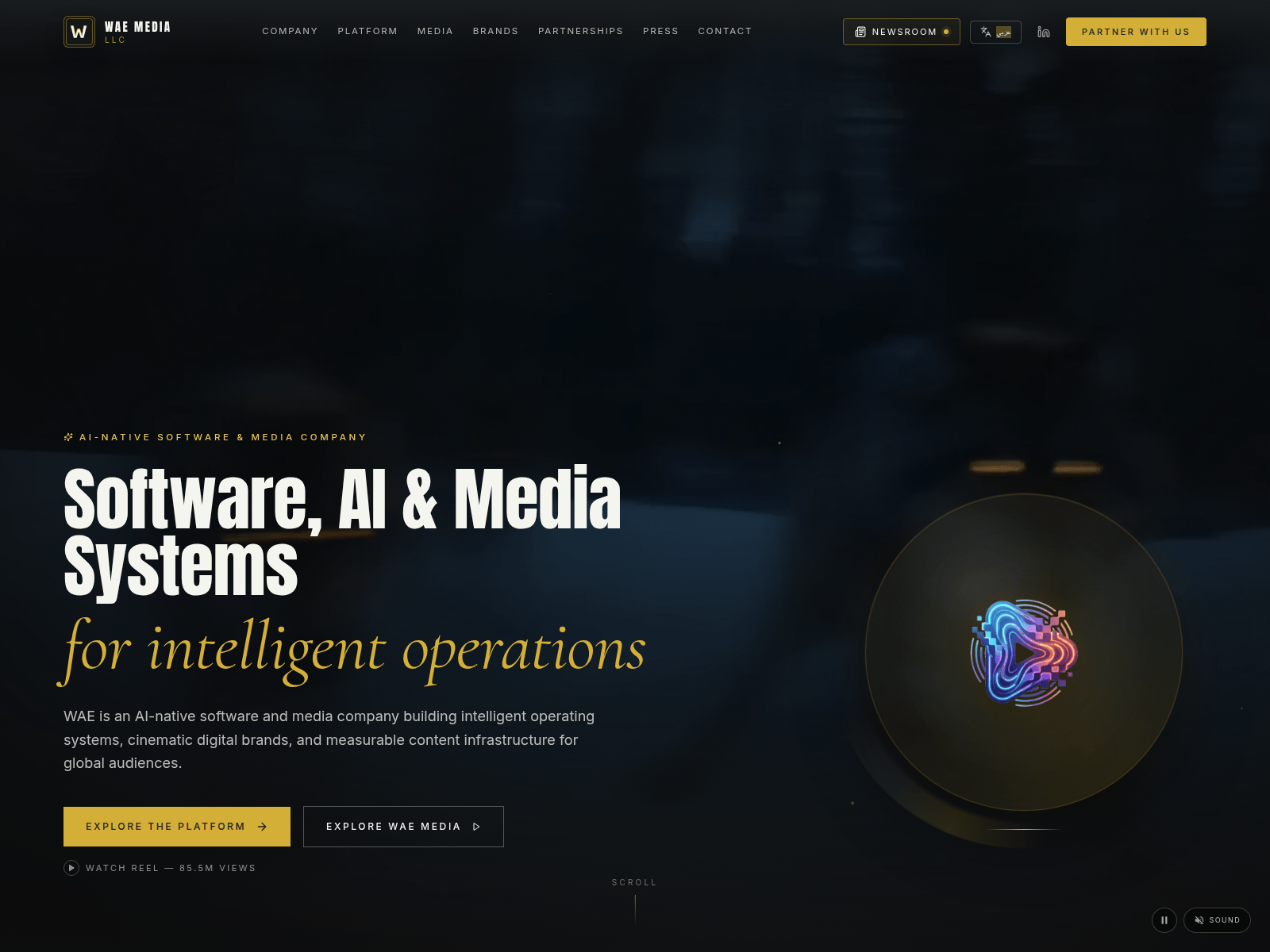 Screenshot of waehq.com
