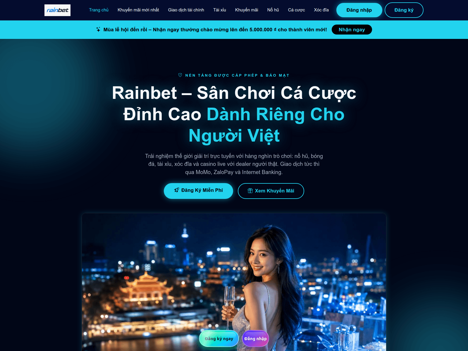 Screenshot of rainbet.click