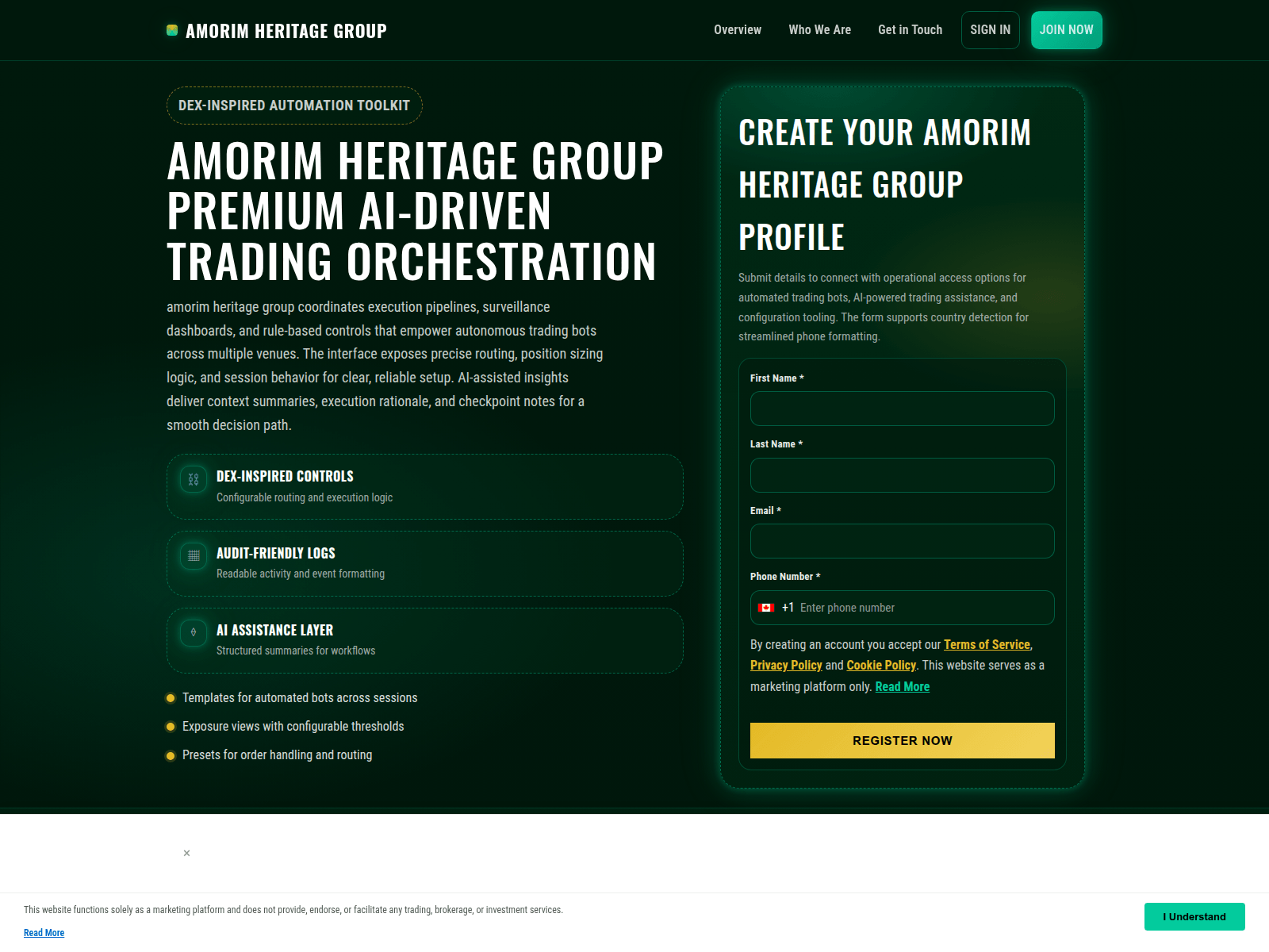 Screenshot of amorimheritagegroup.digital
