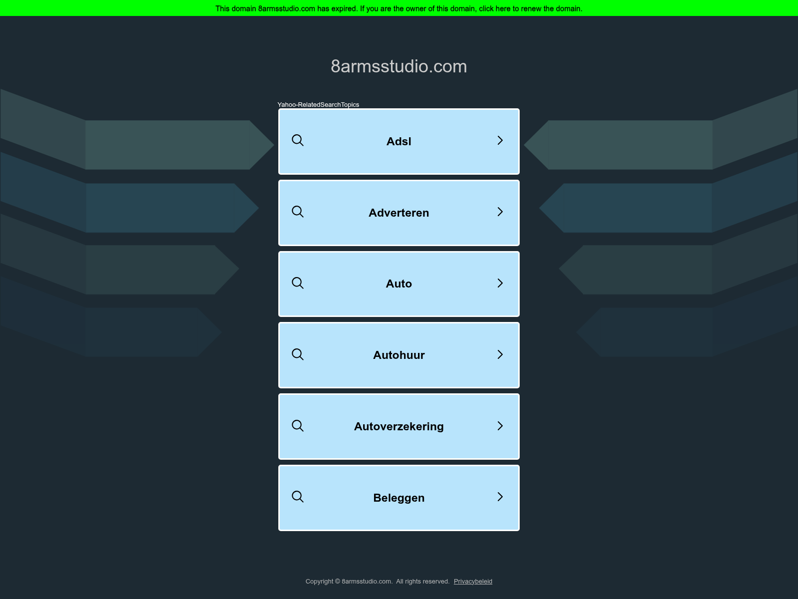 Screenshot of 8armsstudio.com