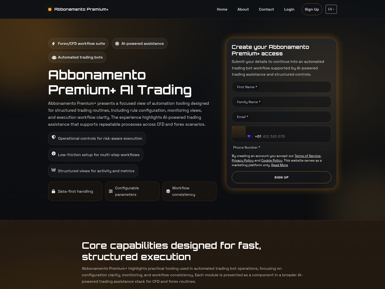 Screenshot of abbonamento-premium.com