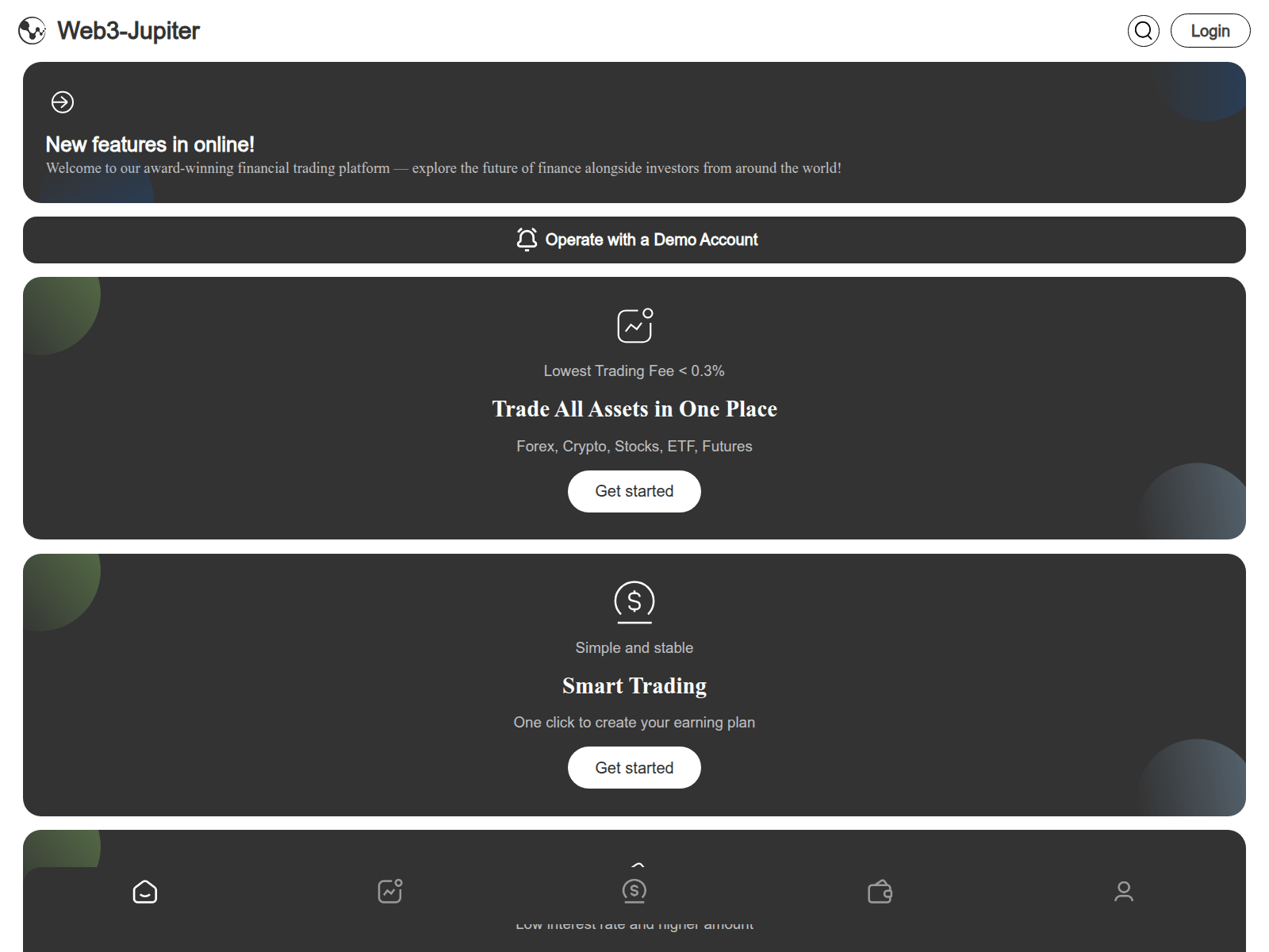Screenshot of web3-jupiters.top