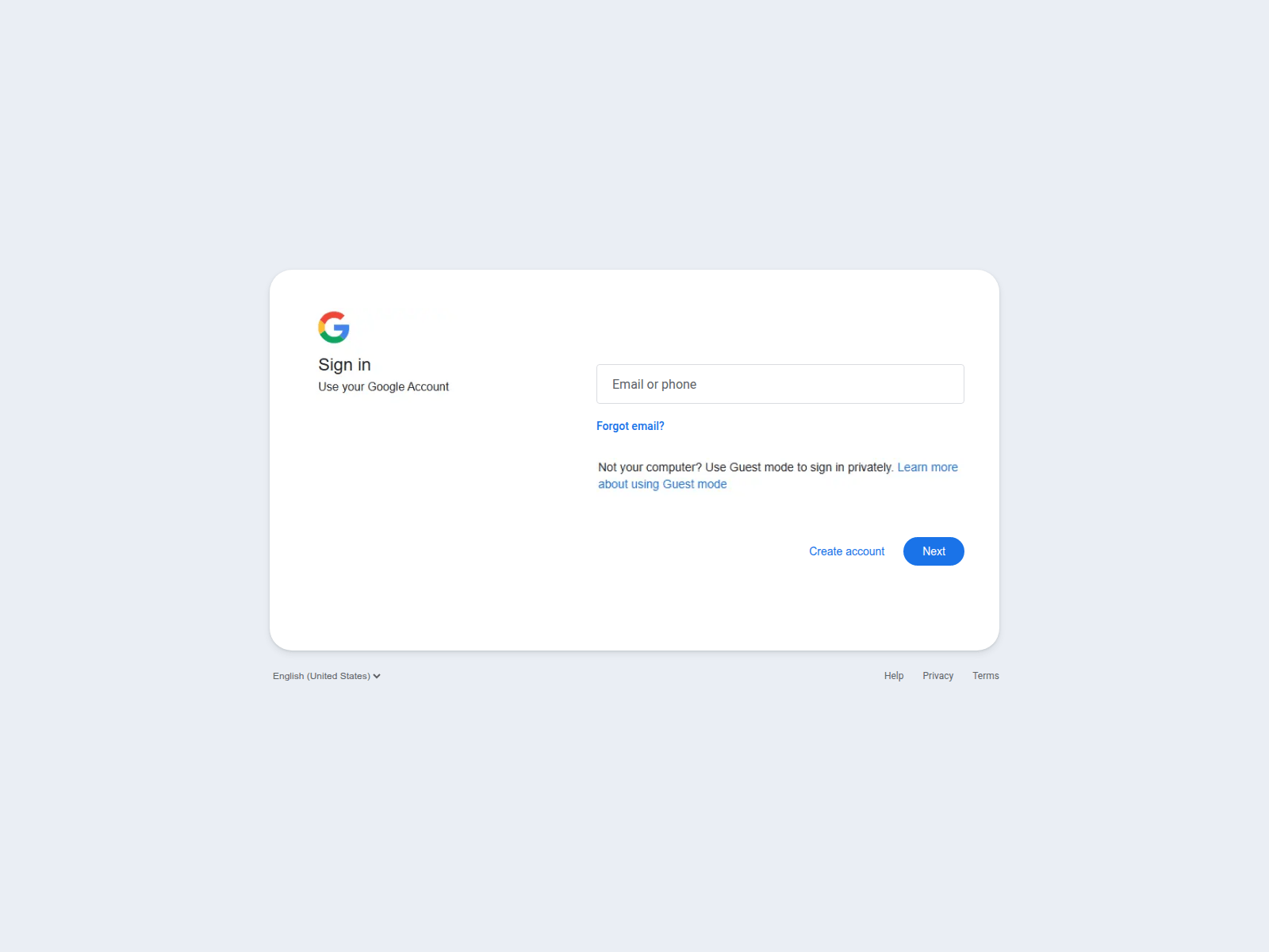 Screenshot of accountservicesgoogle.com