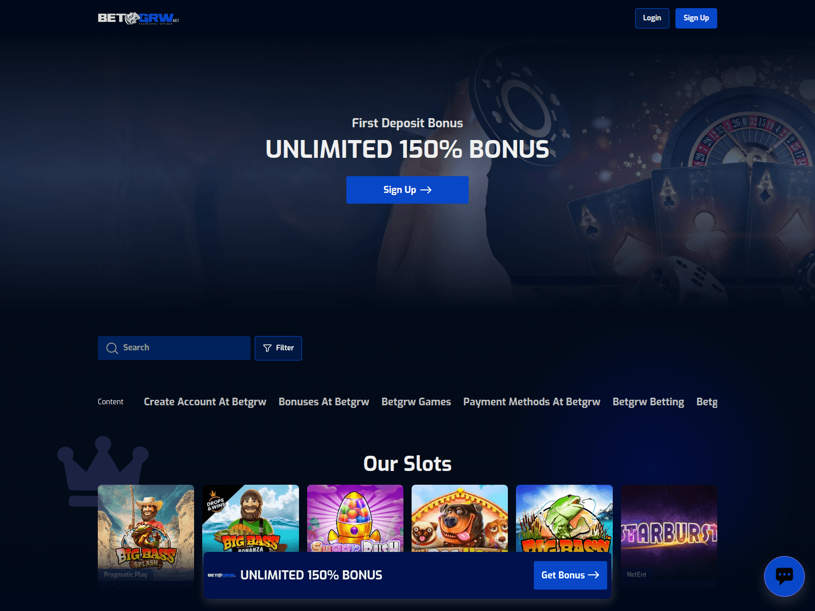 Screenshot of betgrw.it.com