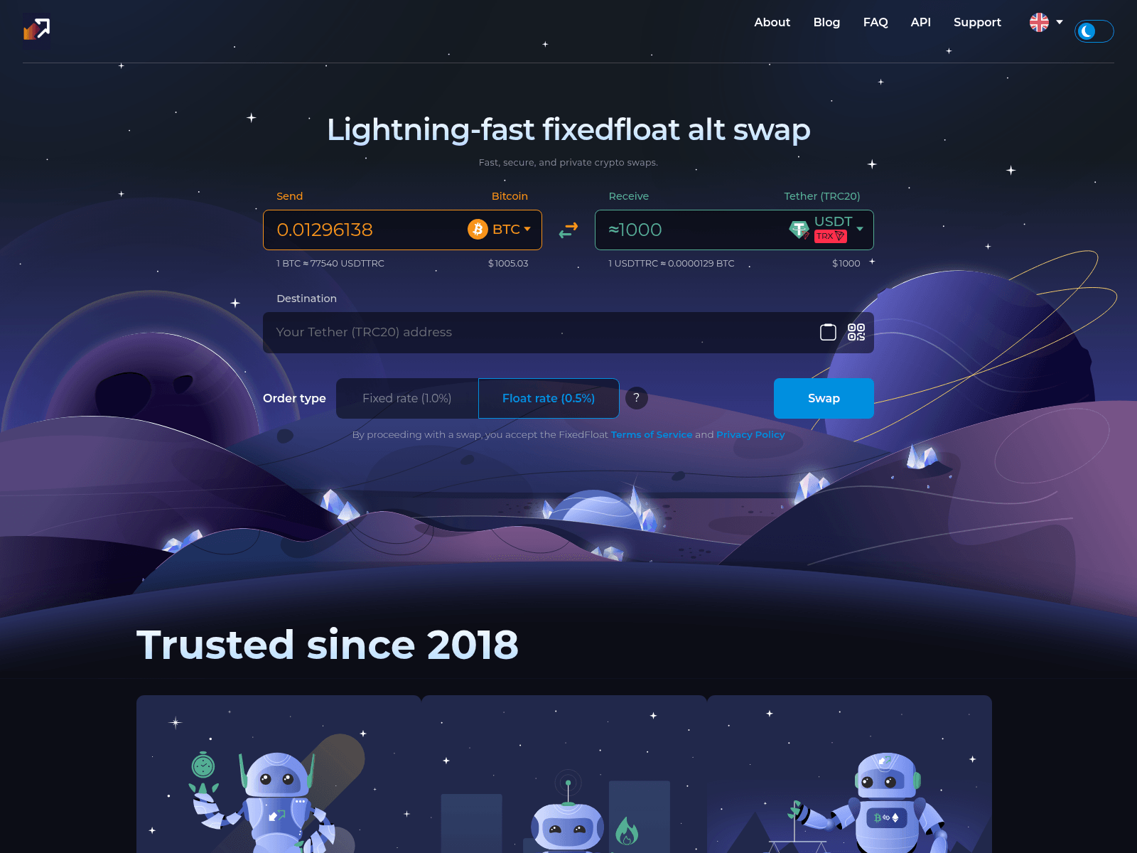 Screenshot of fixedfloaticfd.com