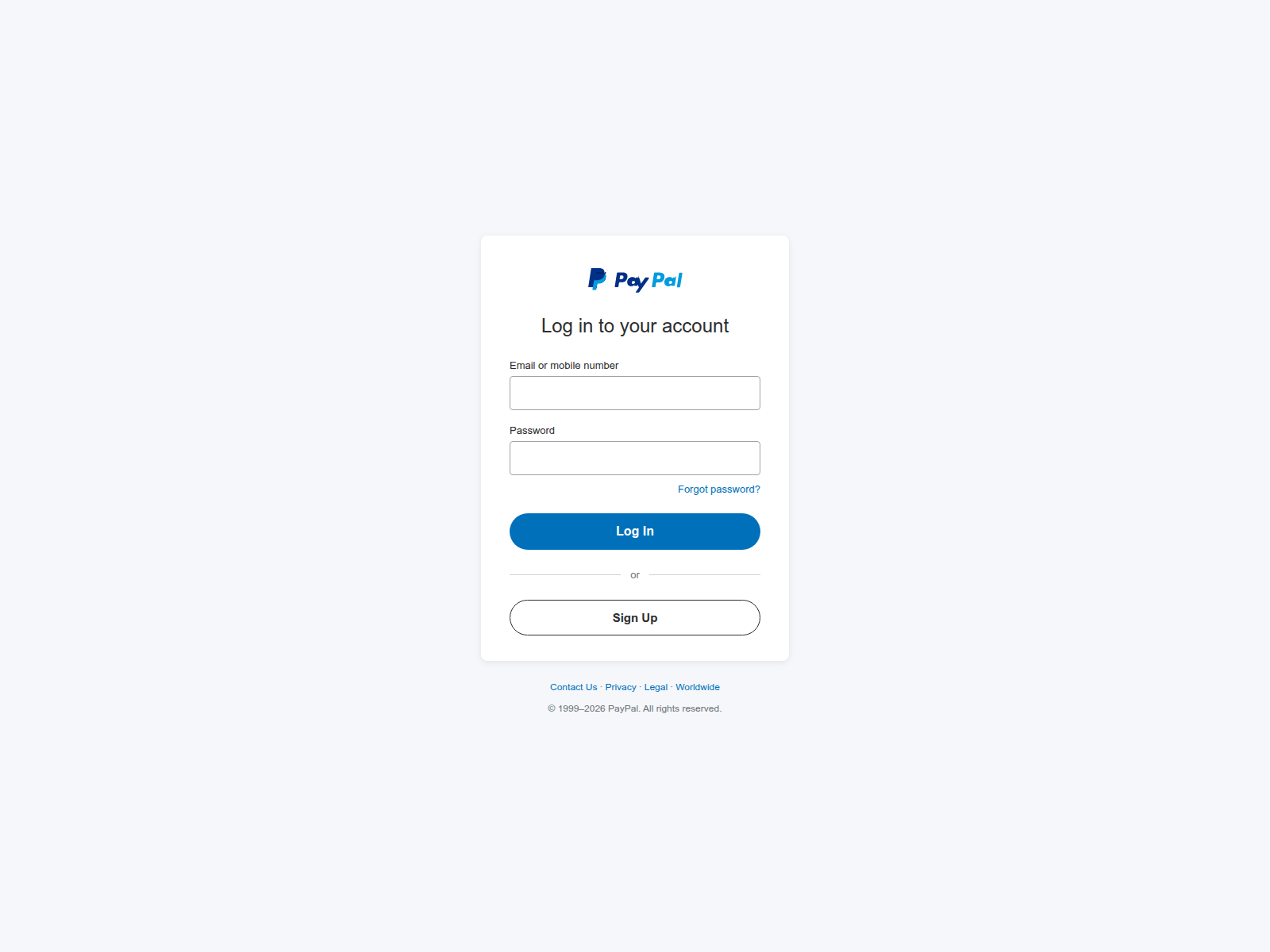 Знімок екрана pay-pal-omega.vercel.app