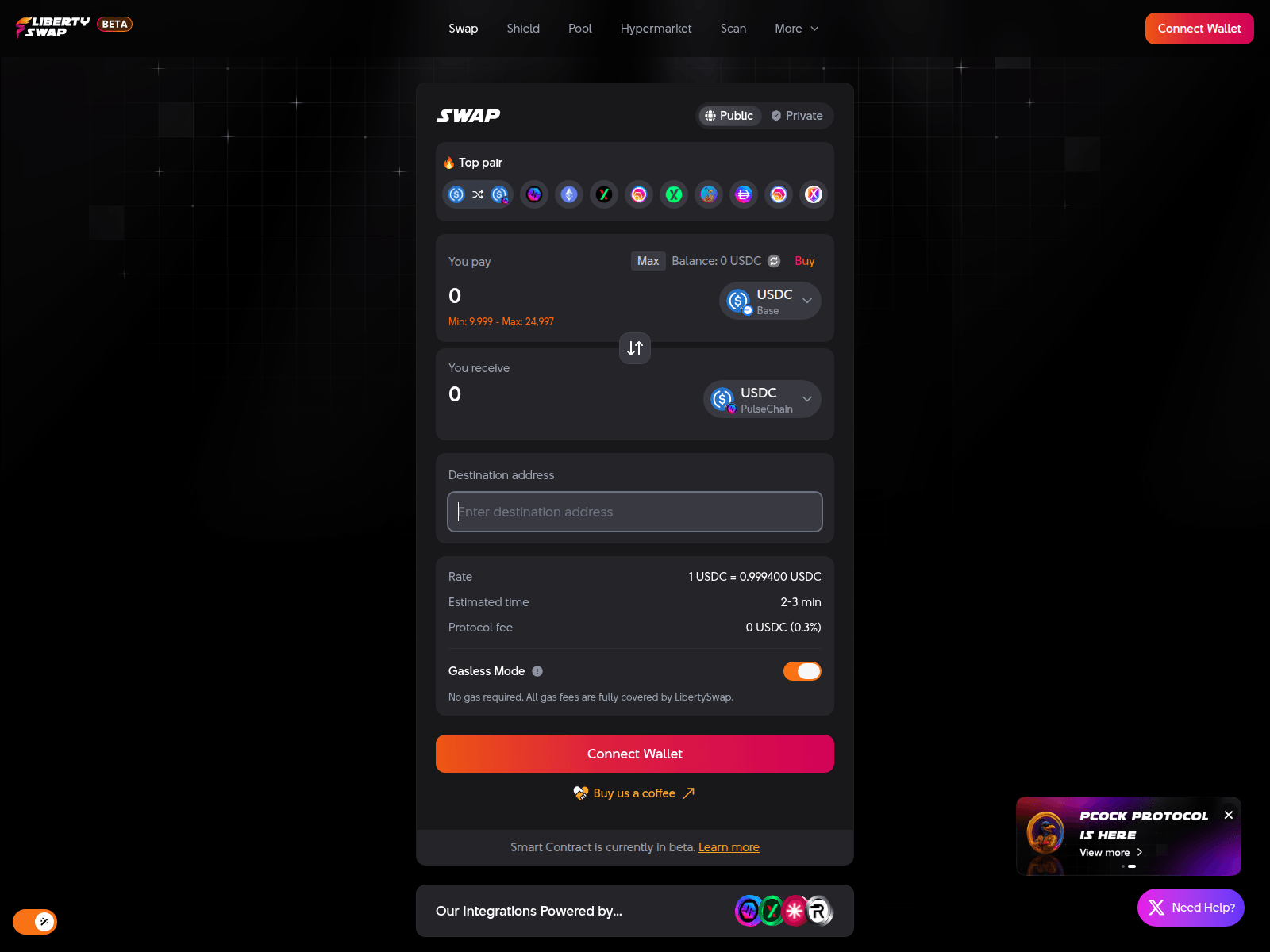 Screenshot of libretywsap.finance