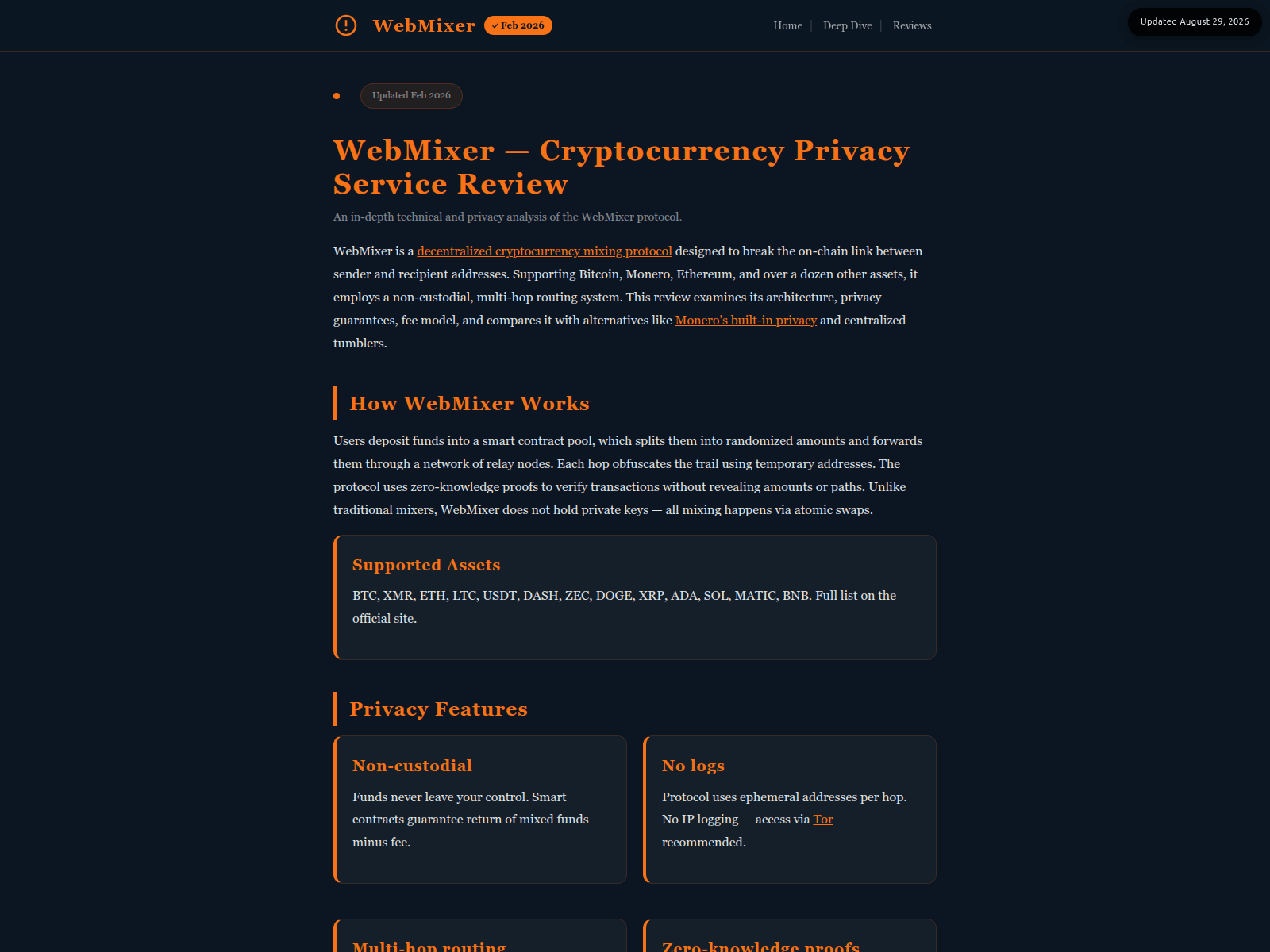 Screenshot of webmixer-mixcrypto.vip
