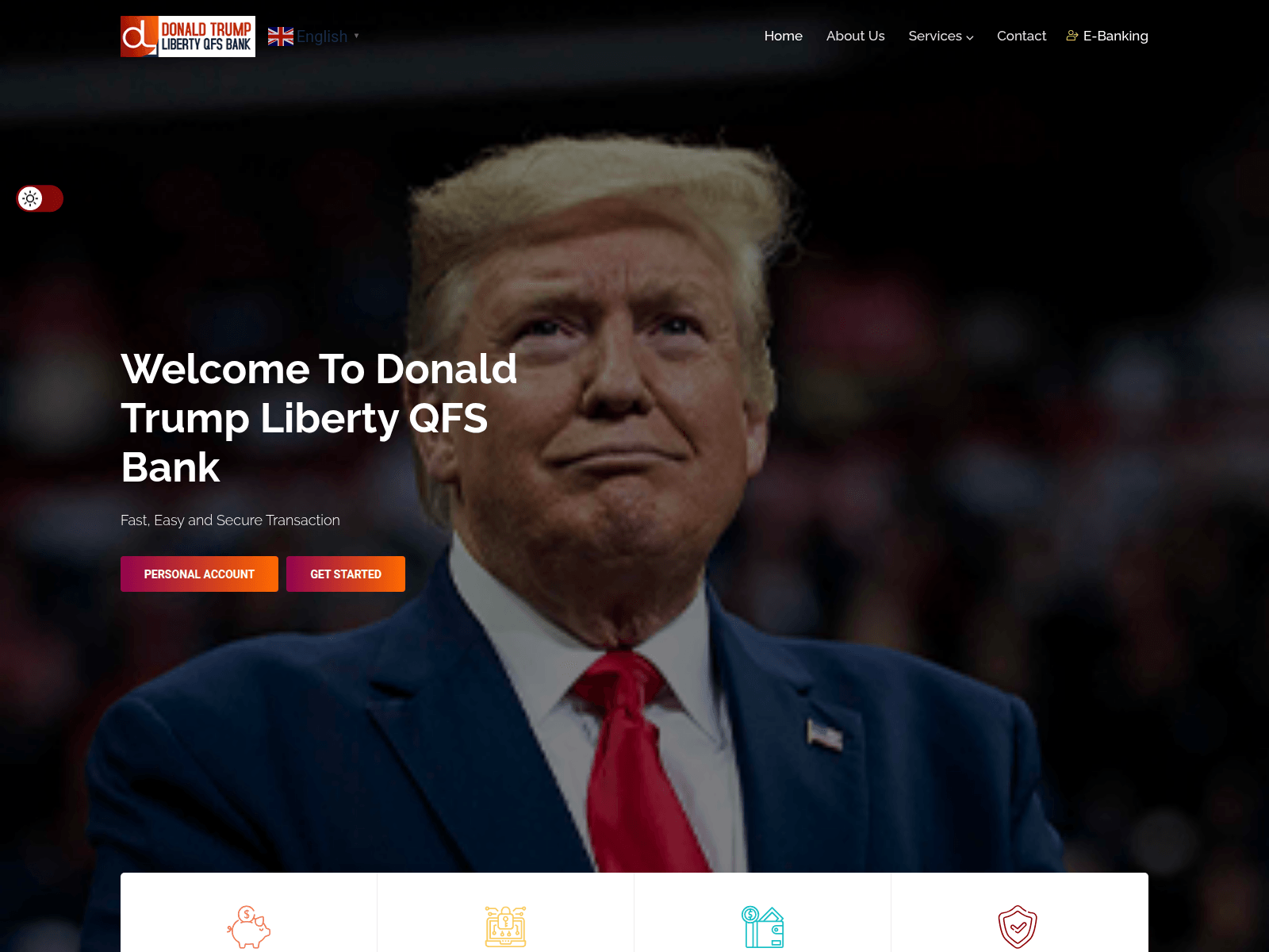 Screenshot of trumplibertyqfsb.com