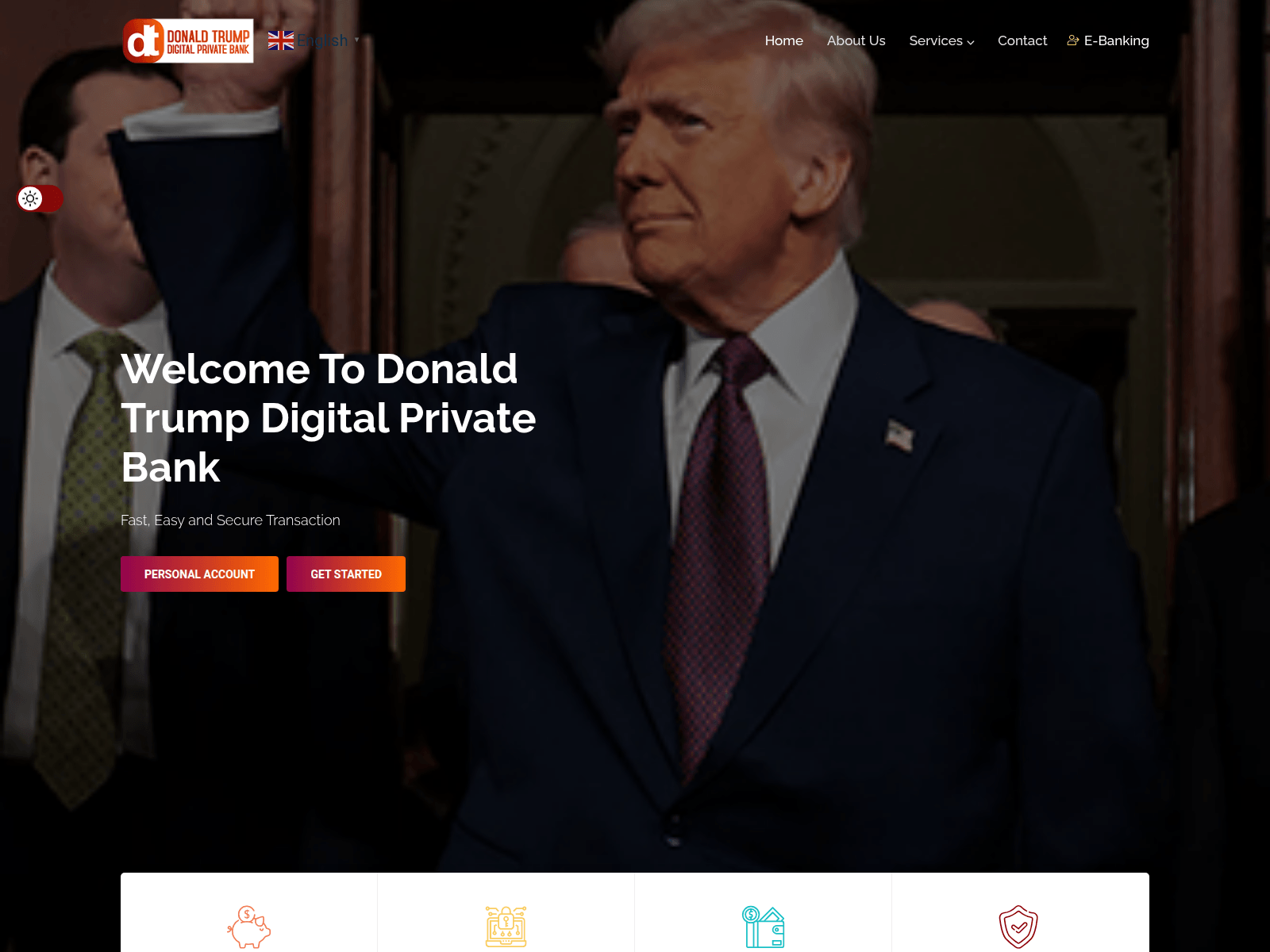 Screenshot of trumdigitalpbn.com