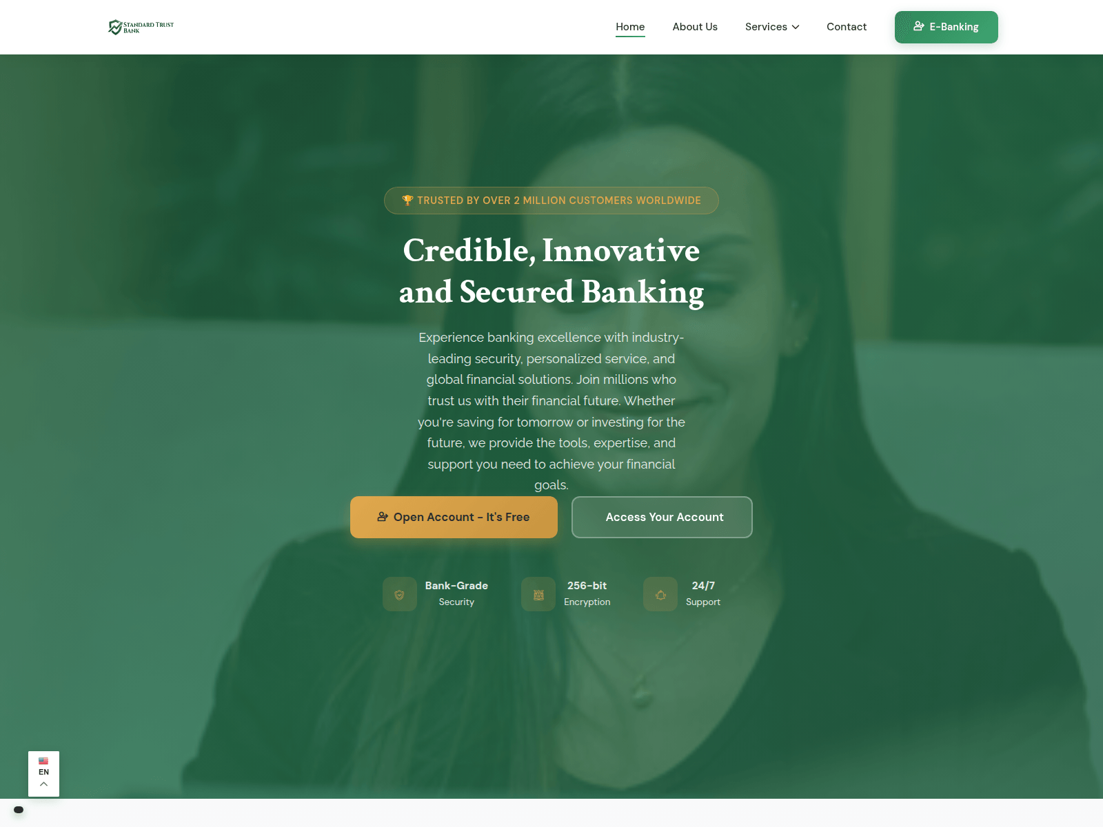 Screenshot of standtb.org