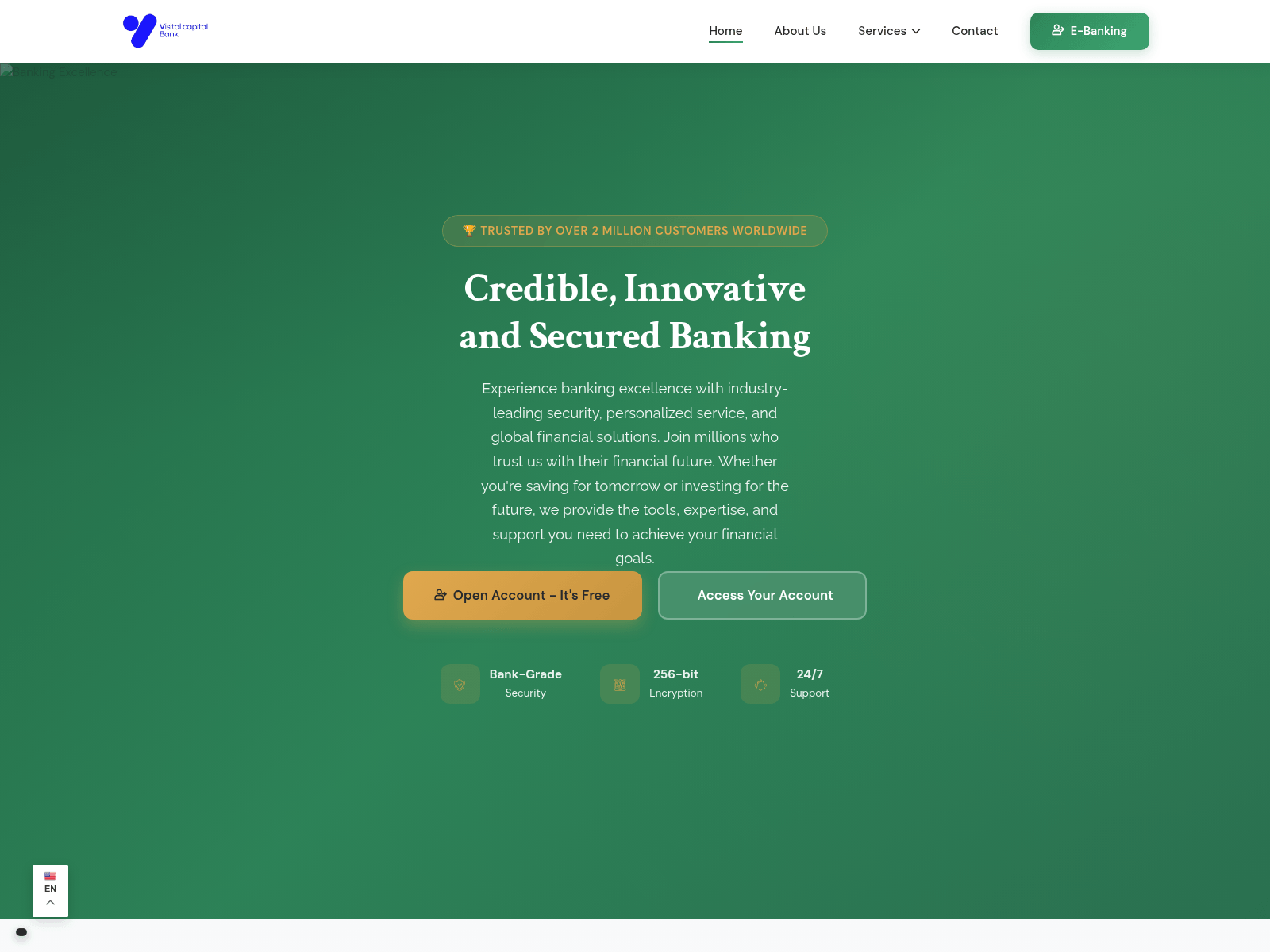Screenshot of visitalcapital.com