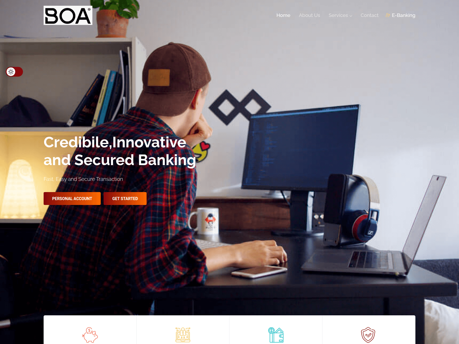 Screenshot of boa.grandfortes.com