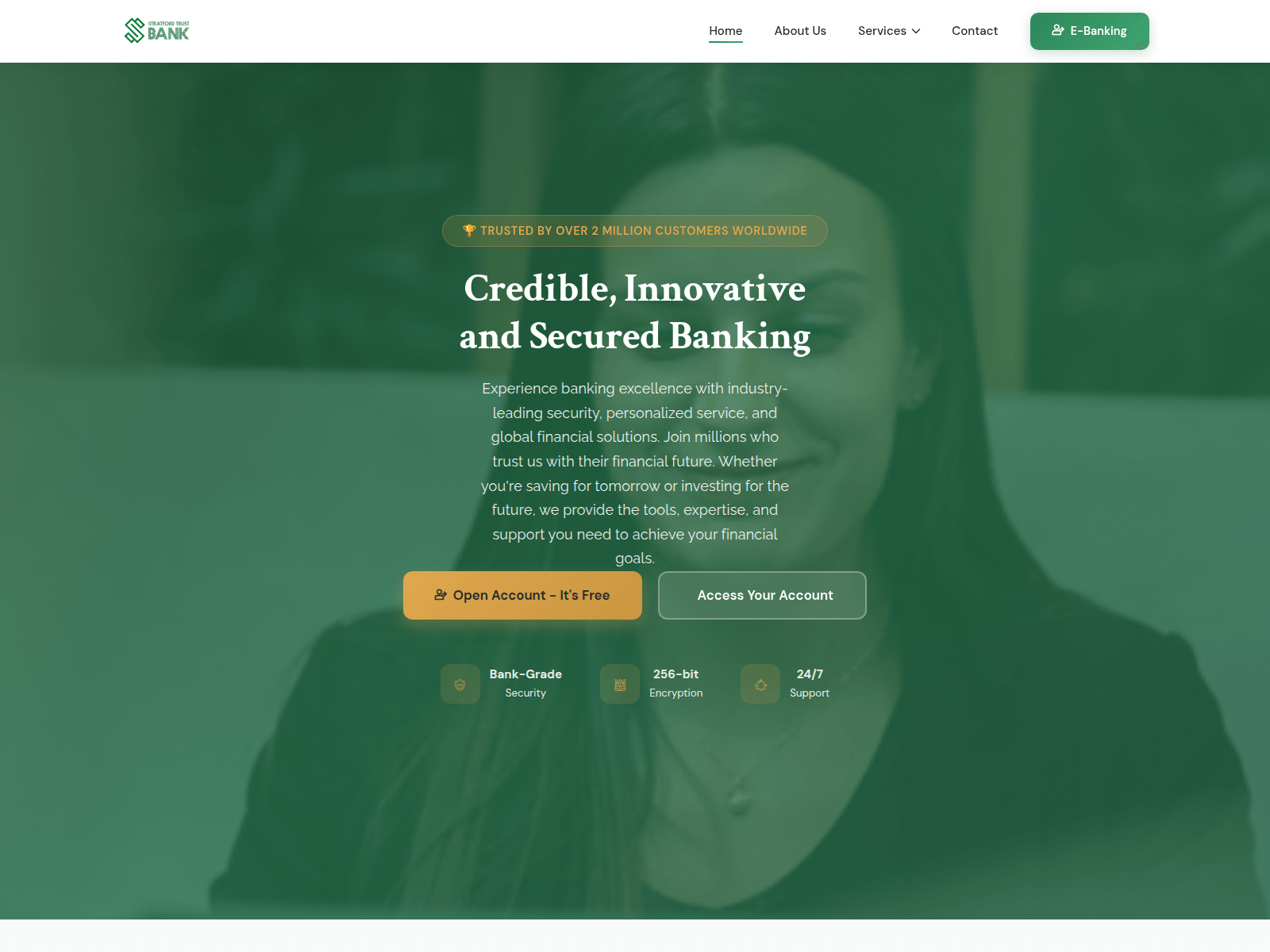 Screenshot of stratfordtrust.com