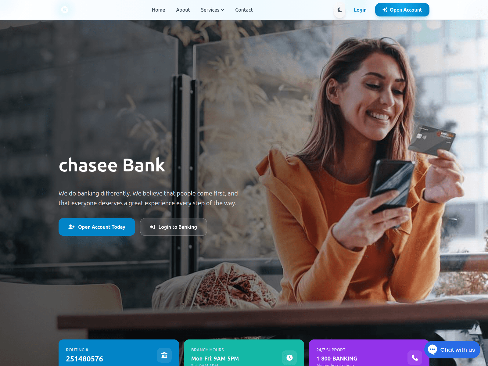 Screenshot of chasee.audibetke.com