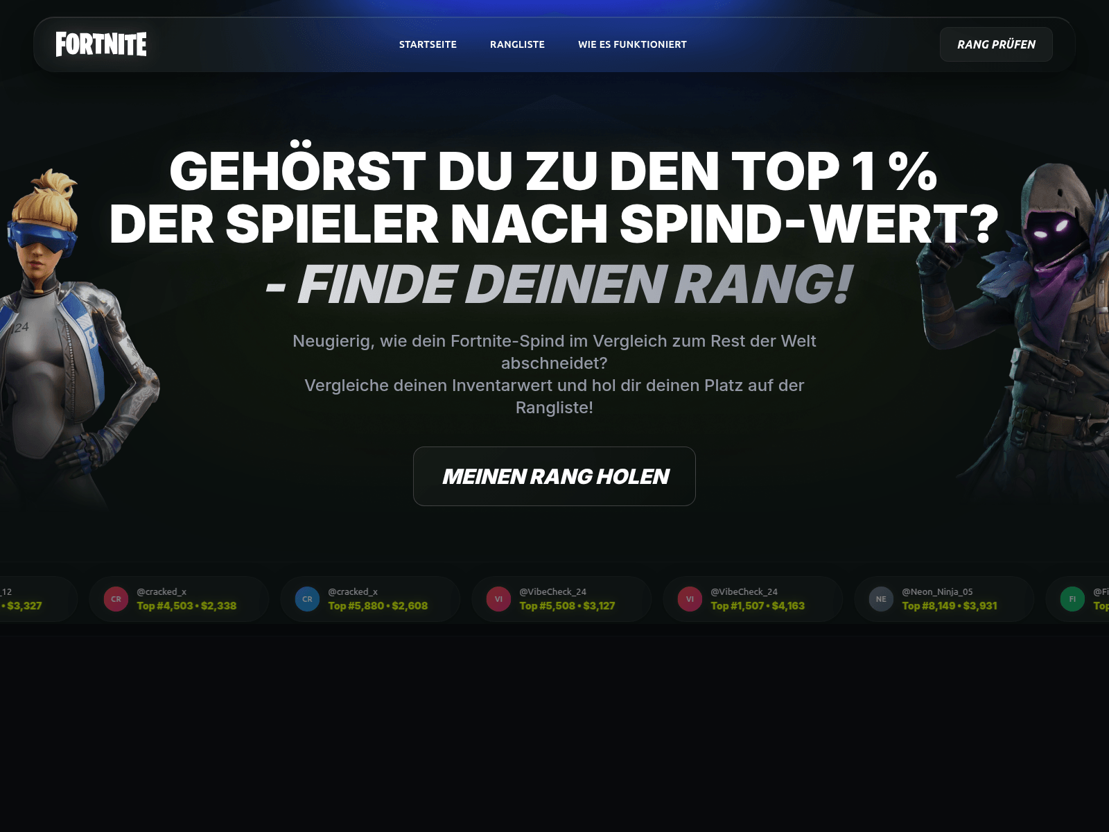 Screenshot of epicnite.top