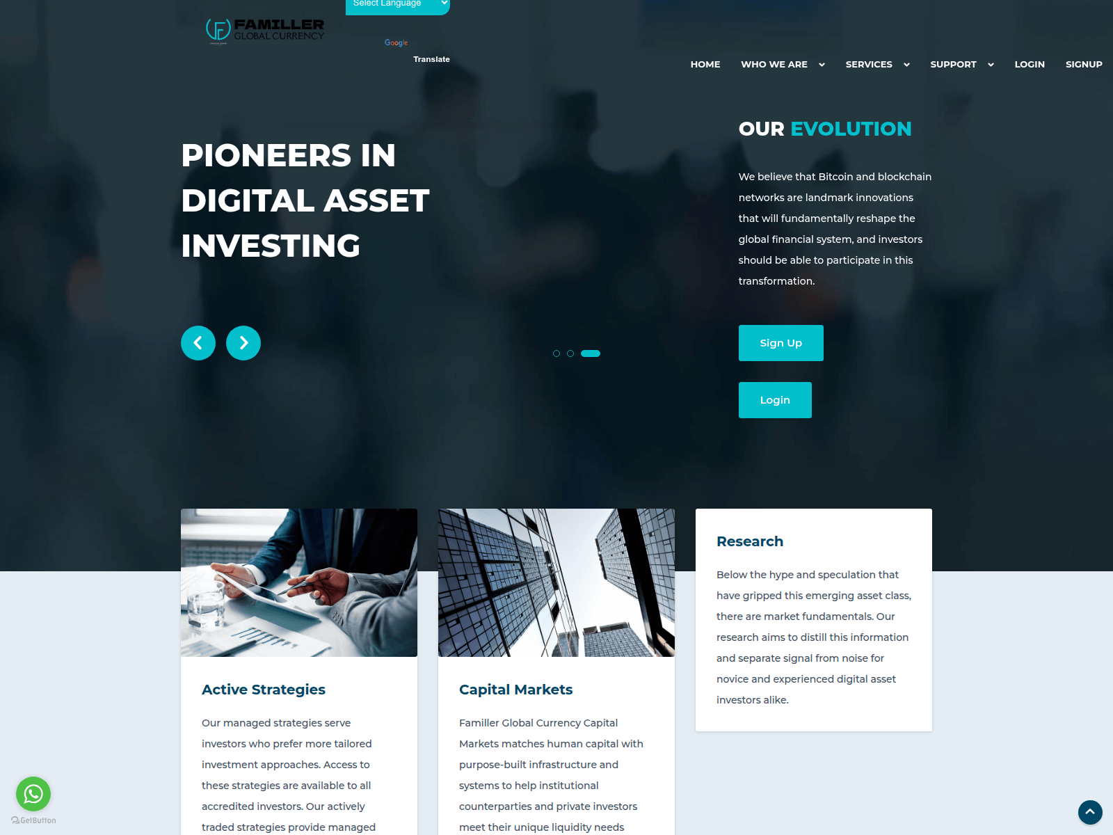 Screenshot of familler-globalcurrency.ltd