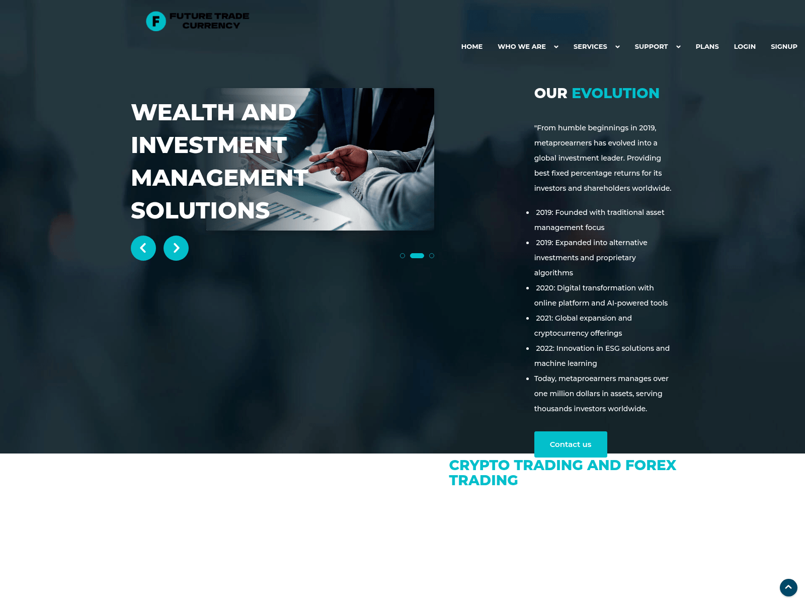 Screenshot of future-tradecurrency.ltd