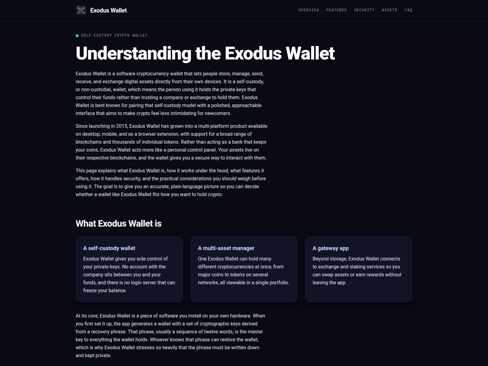 Screenshot of excodus.org