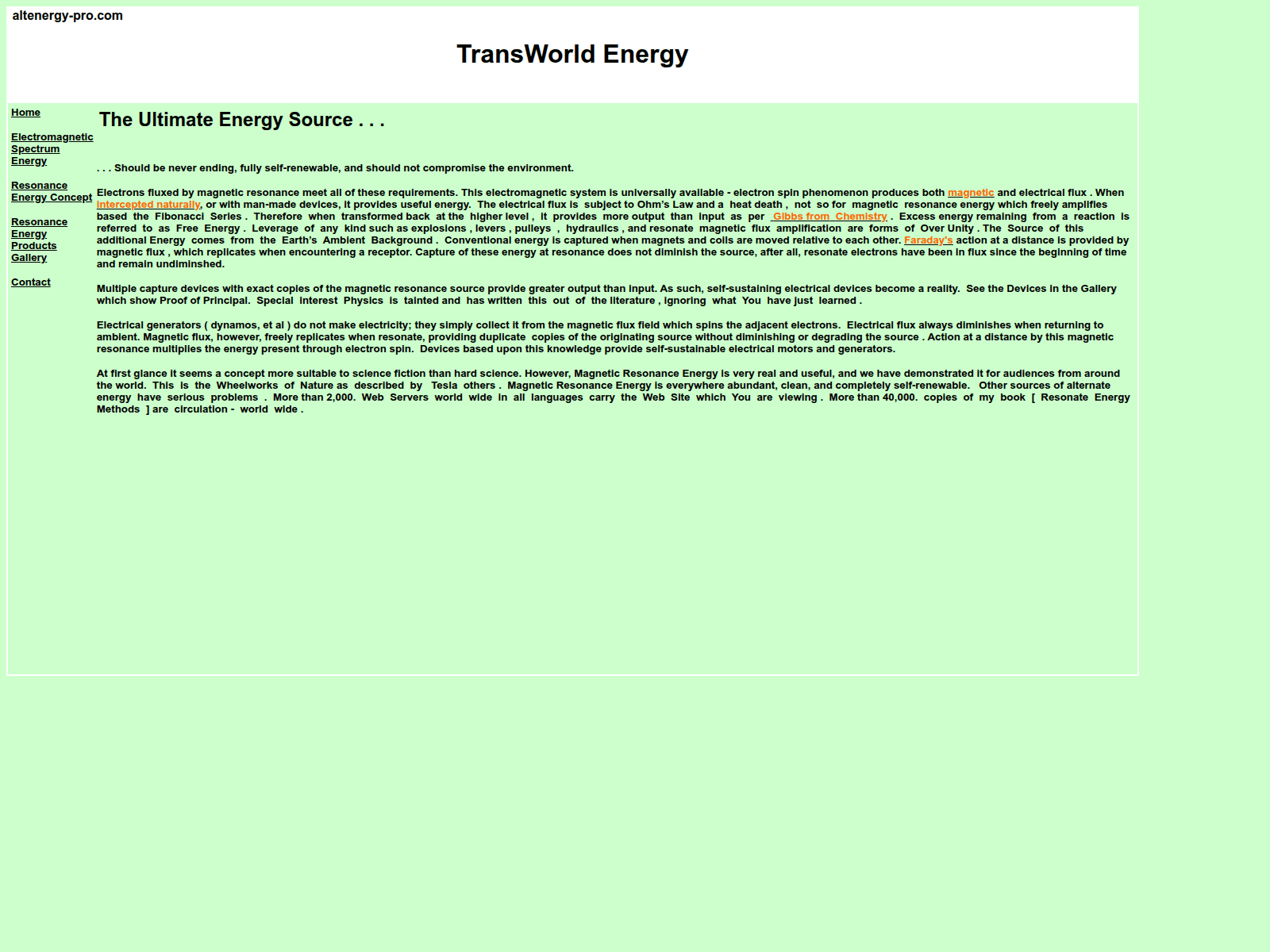 Screenshot of altenergy-pro.com