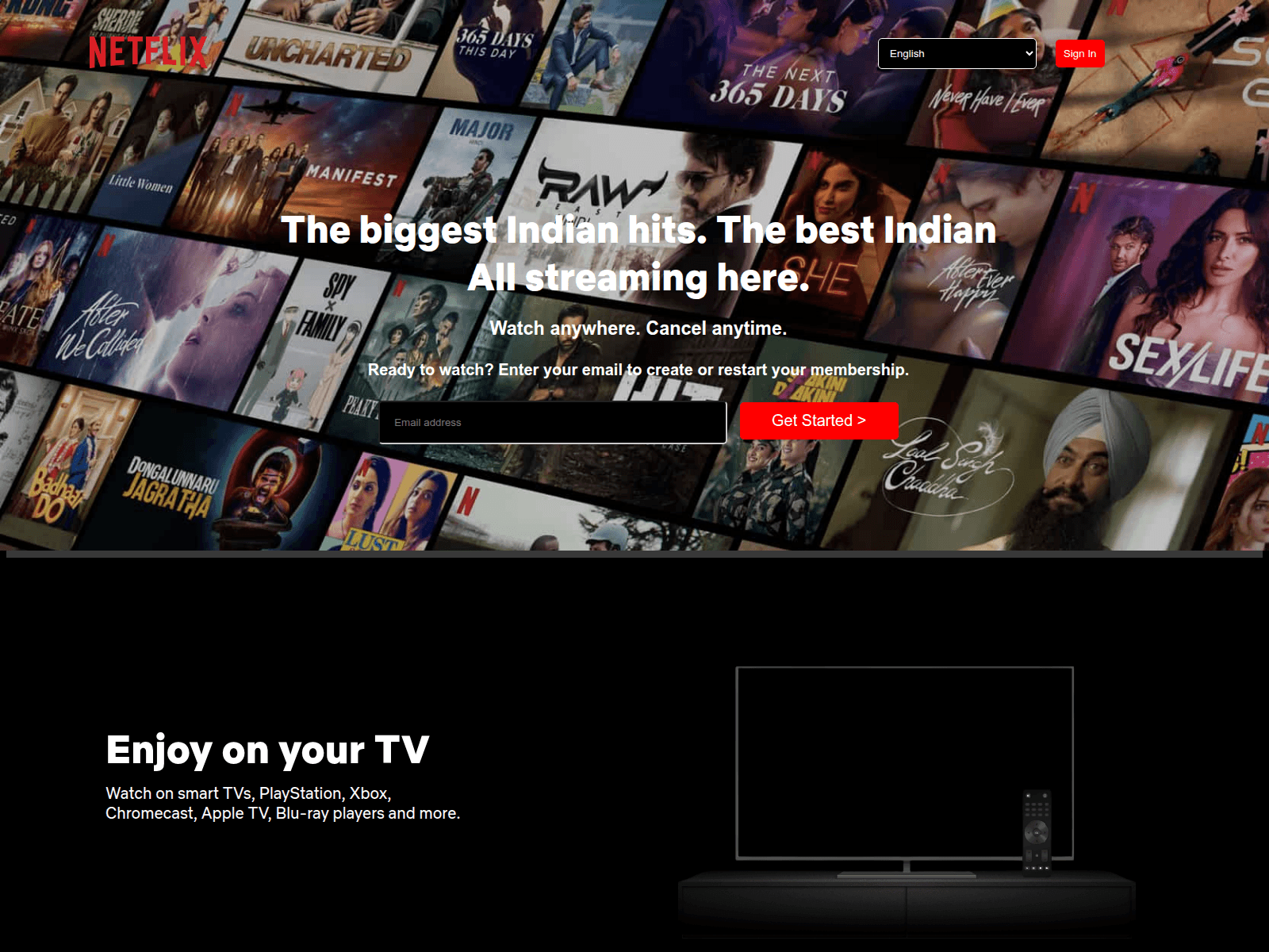 Screenshot von netflix-clone-three-bice.vercel.app