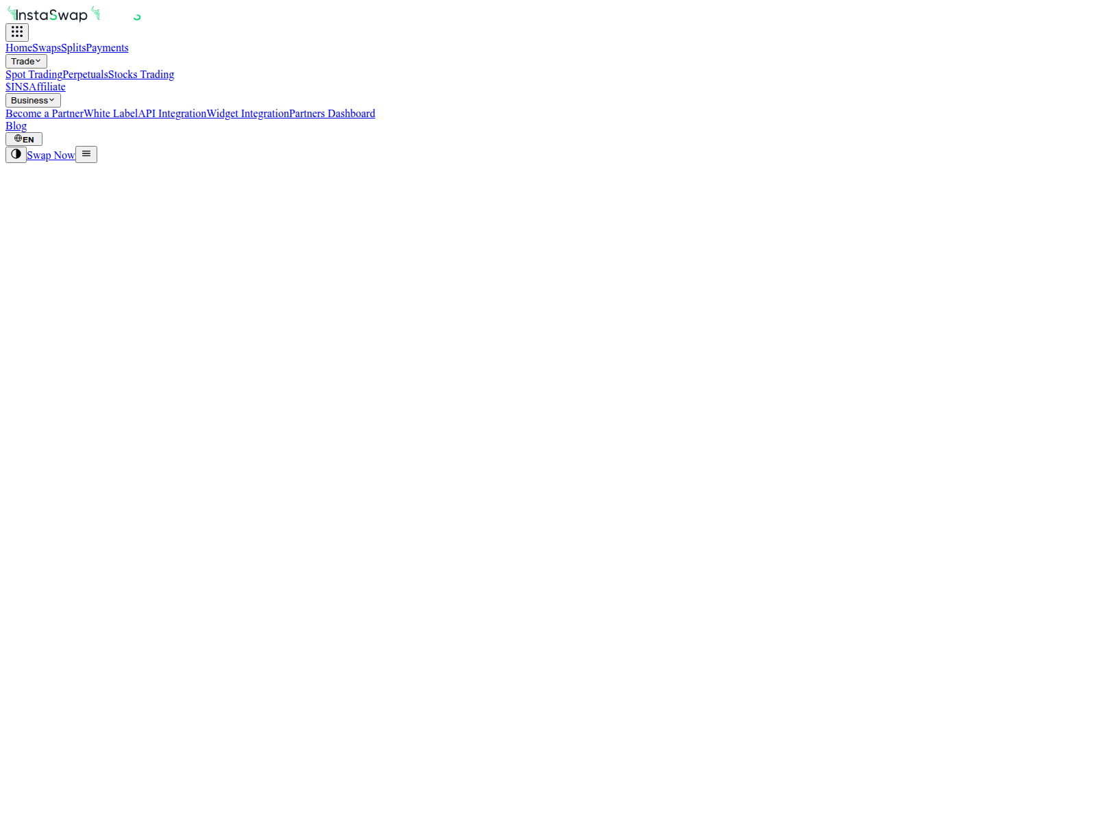 Screenshot of instaswap.co
