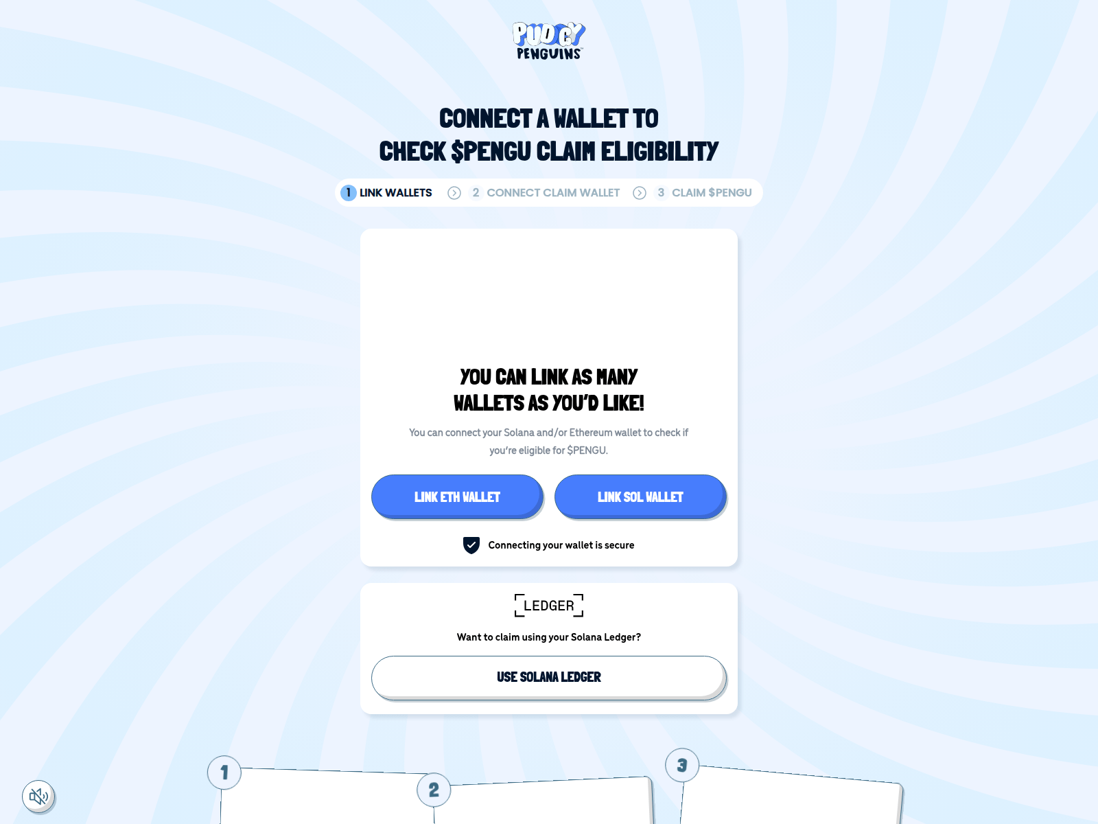 Screenshot of claimpudgy.io