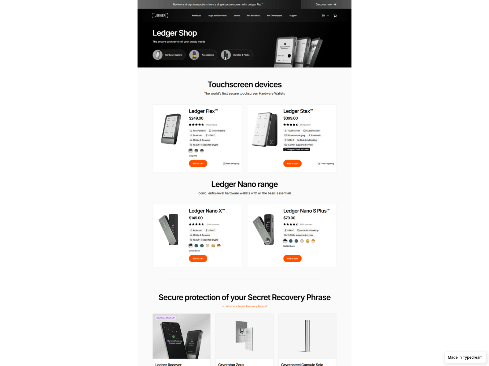 Screenshot of connect-ledgercom-help.typedream.app