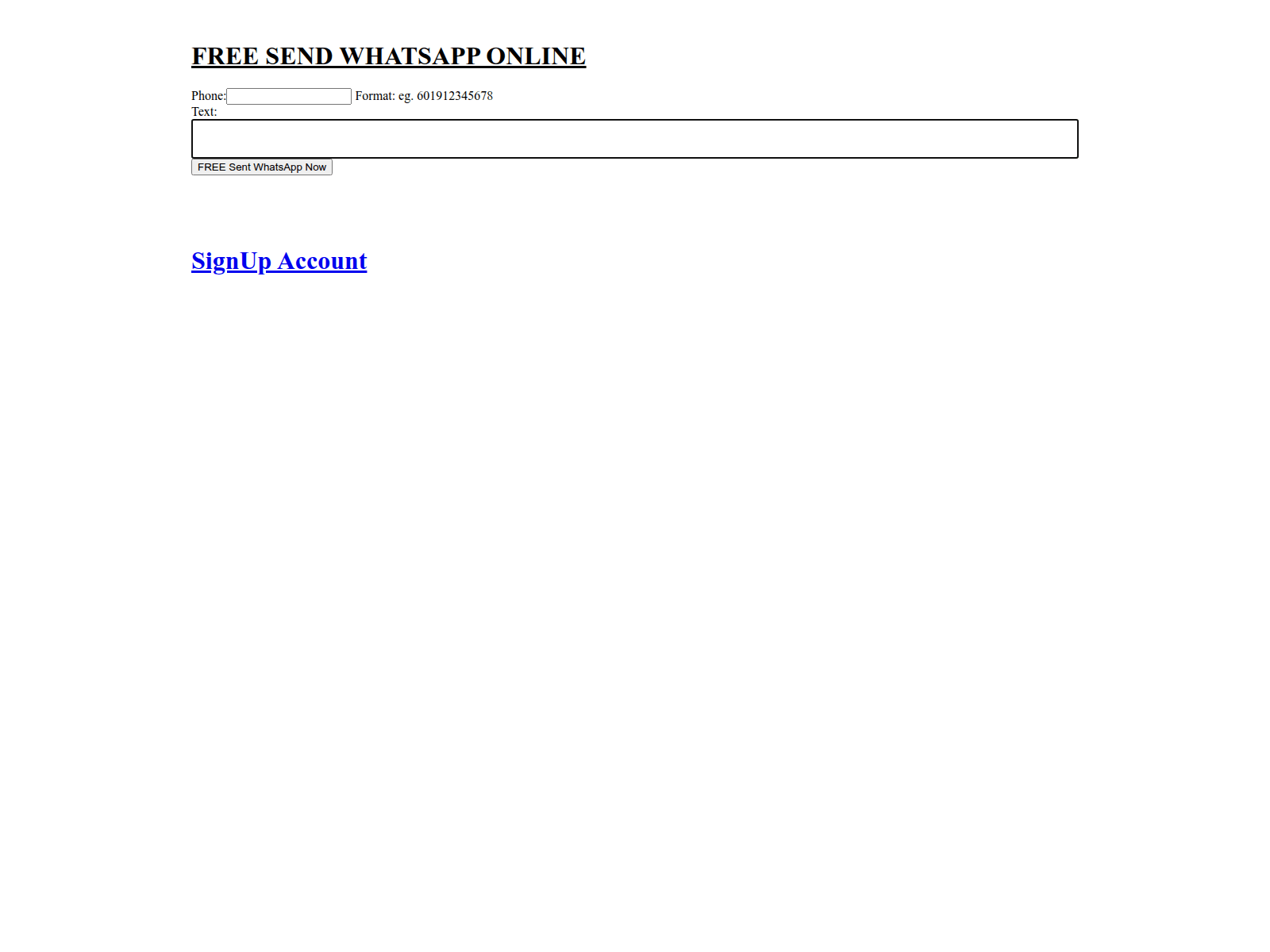 Screenshot of whatsapp.dir.com.my