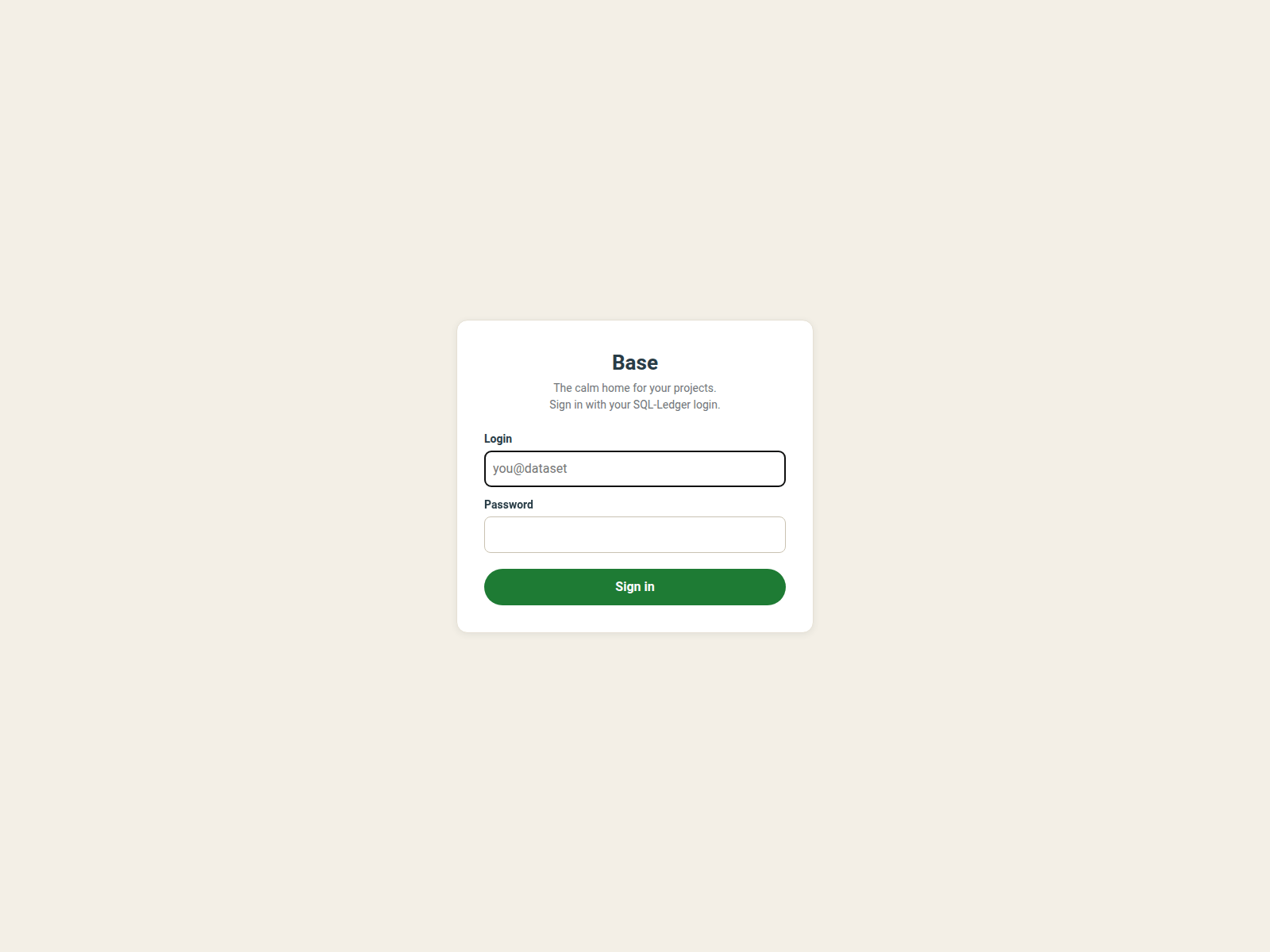 Screenshot of base.ledger123.com