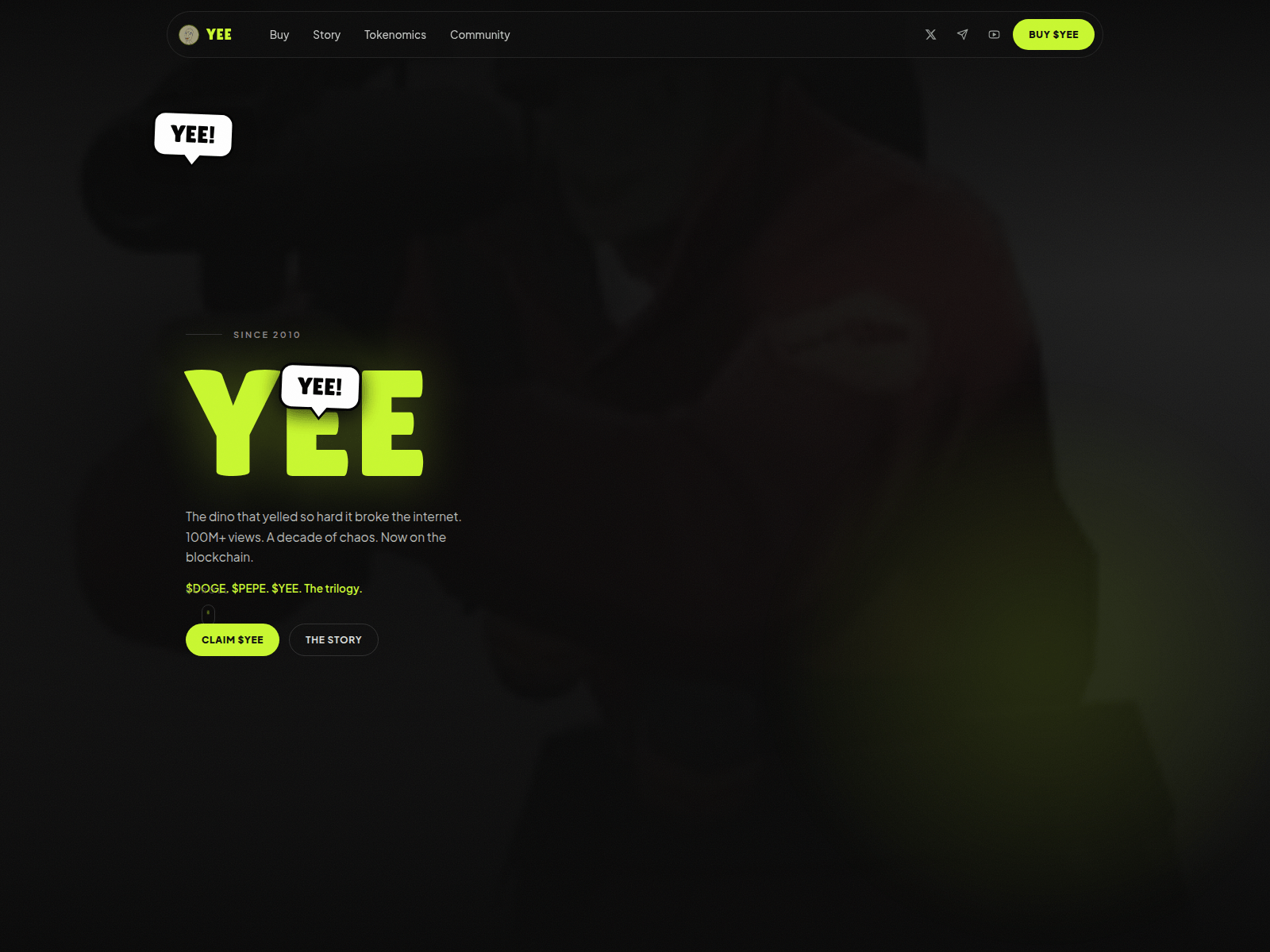 Screenshot of yeetokens.vip