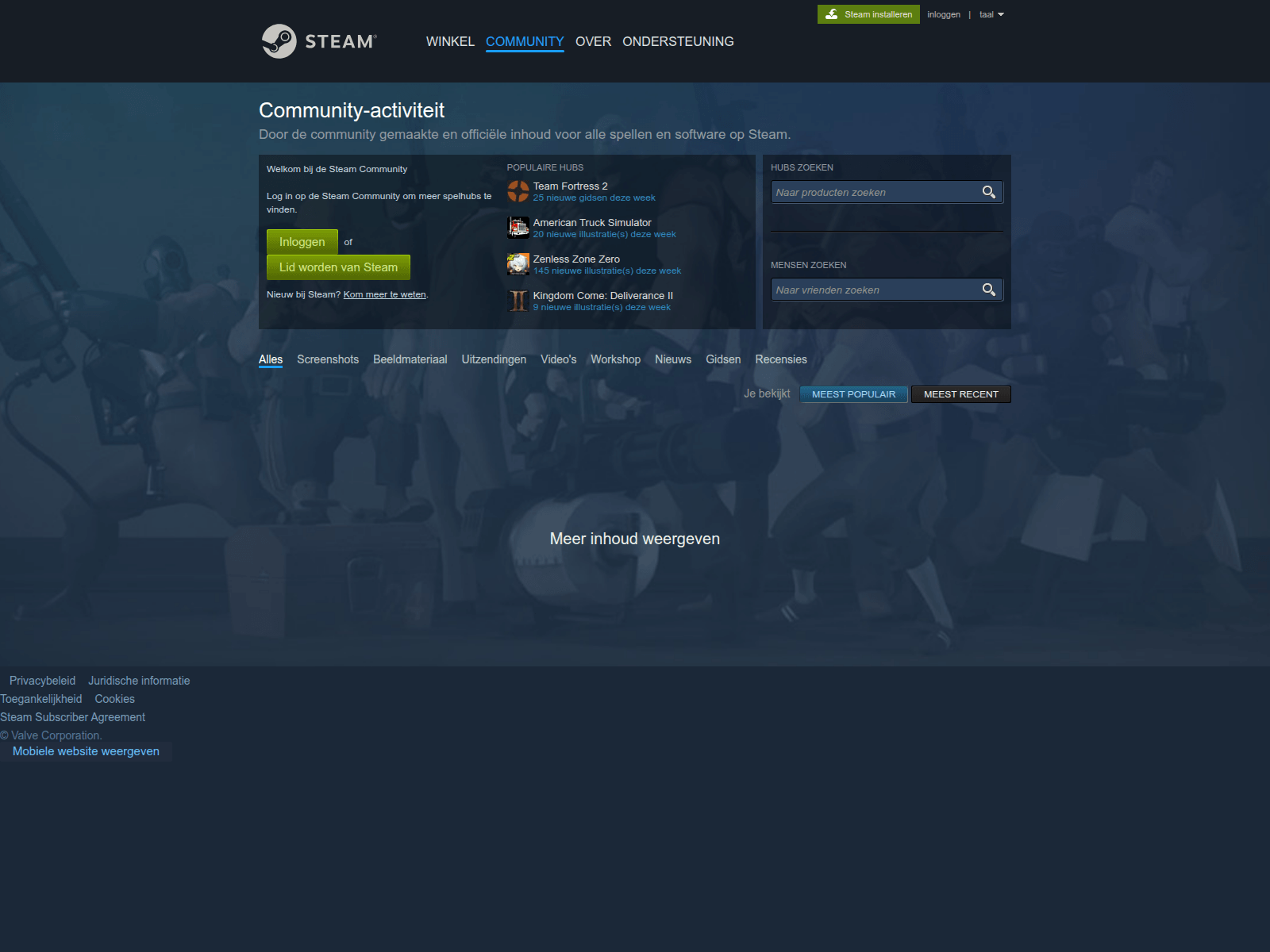 Screenshot of steam-community-proxy.mengjianghu.asia