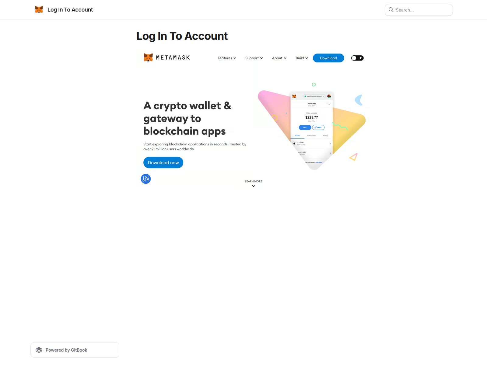 Screenshot of mteamasklognxi.gitbook.io
